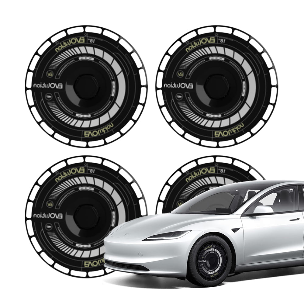 TESERY Aero DISC Wheel Covers for Model Y / Model 3 Highland Tesery Official Store Model 3 18″ Aero Wheels (2017 - 2023.10) / Black W