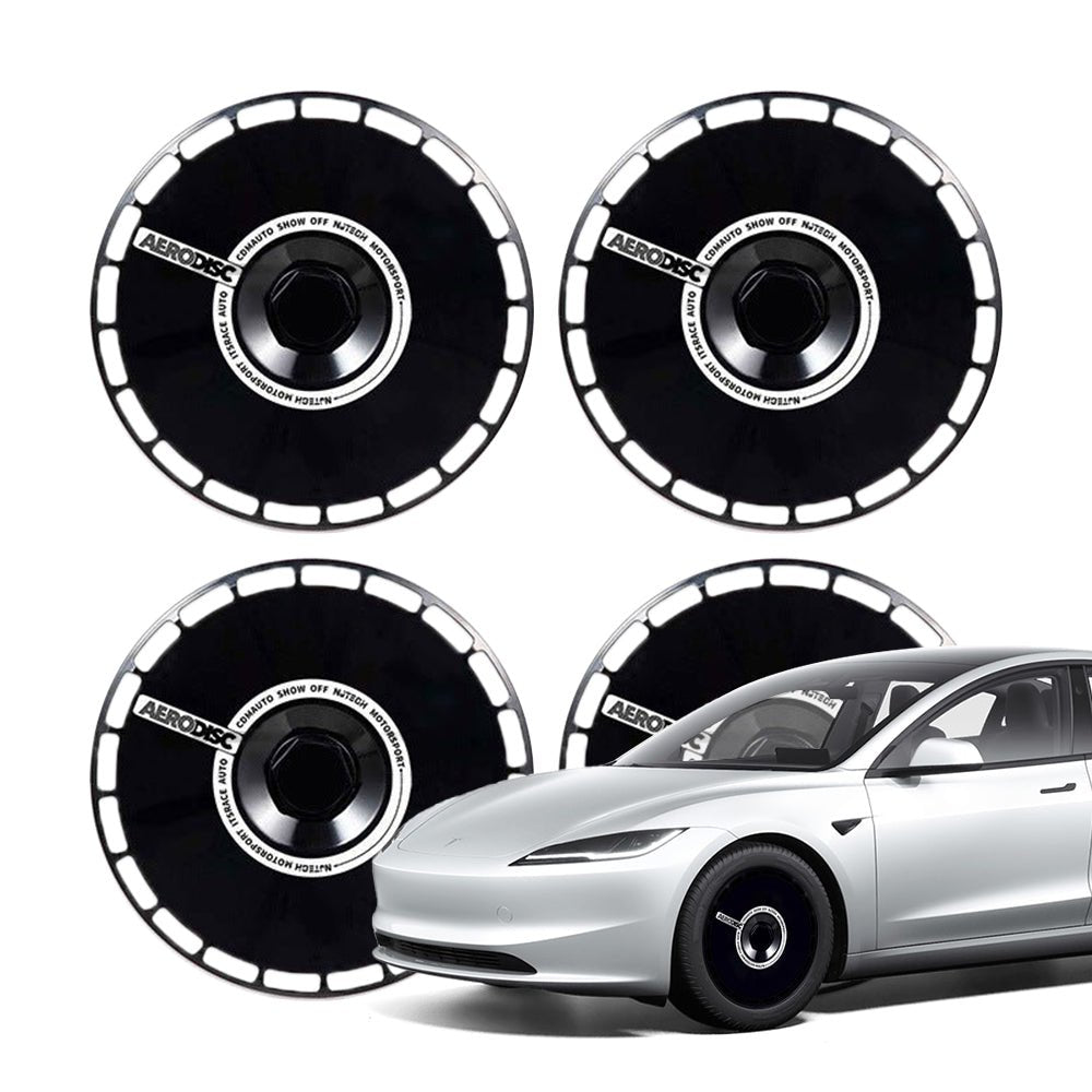 TESERY Aero DISC Wheel Covers for Model Y / Model 3 Highland Tesery Official Store Model 3 18″ Aero Wheels (2017 - 2023.10) / Black W