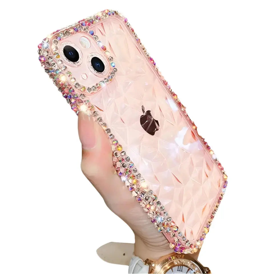 luxury smartphone case For Luxury Glitter Bling Diamond Smartphone Protective Casing Phonecase Shockproof Devices Generic
