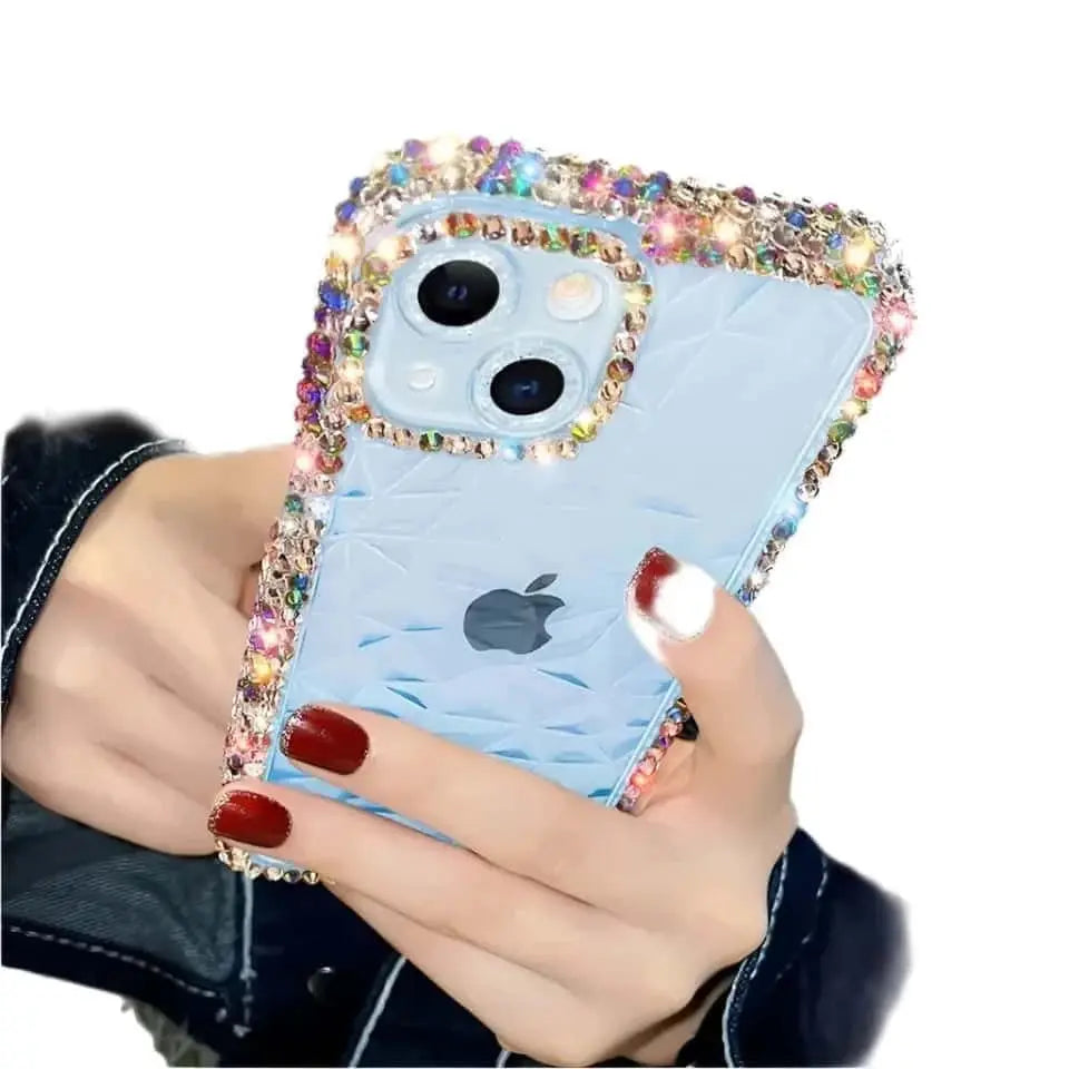 luxury smartphone case For Luxury Glitter Bling Diamond Smartphone Protective Casing Phonecase Shockproof Devices Generic