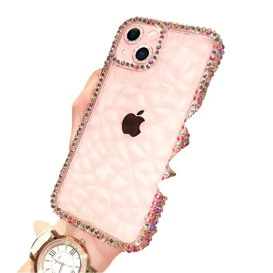 luxury smartphone case For Luxury Glitter Bling Diamond Smartphone Protective Casing Phonecase Shockproof Devices Generic