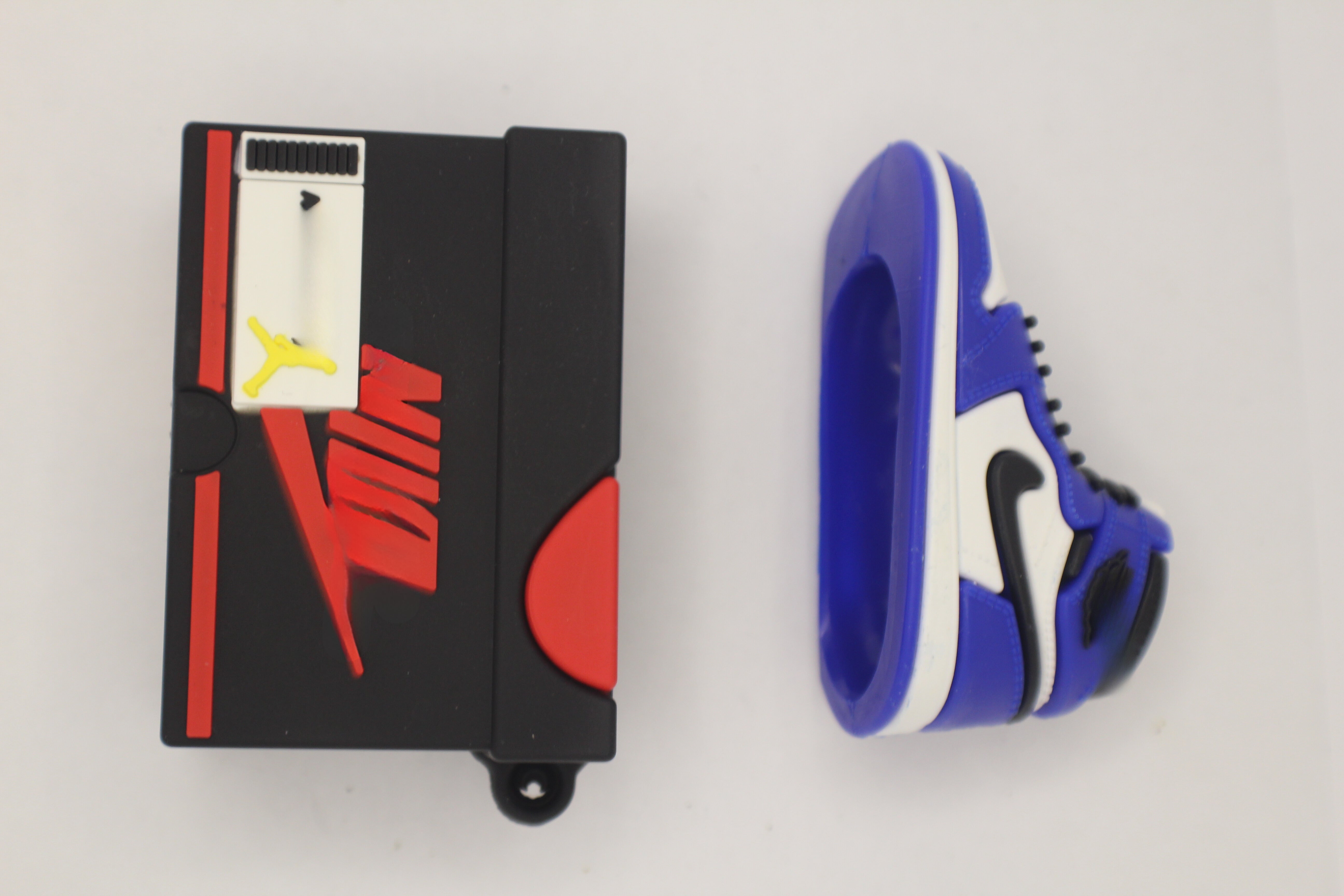 3D Sneakers Earphone Case For Airpods Blue and White Airpods 1 or 2 Airpods Pro