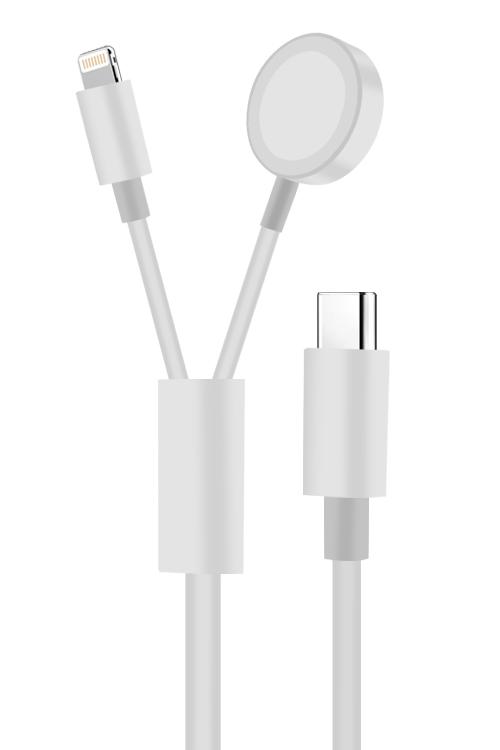 For 2-in-1 iWatch Magnetic Charger Type C USB - Domestic Warehouse Shipping