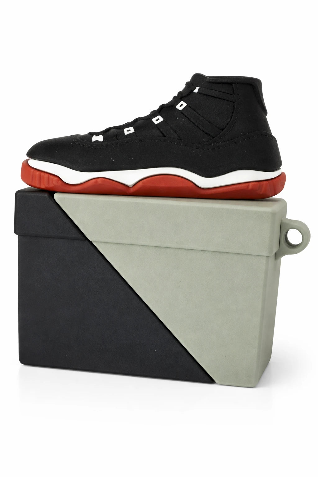 3D Sneakers Earphone Case For Airpods Black red and white Airpods 1 or 2 Airpods 3 Trust Media 365   airpod-case  TRUST 365 Media