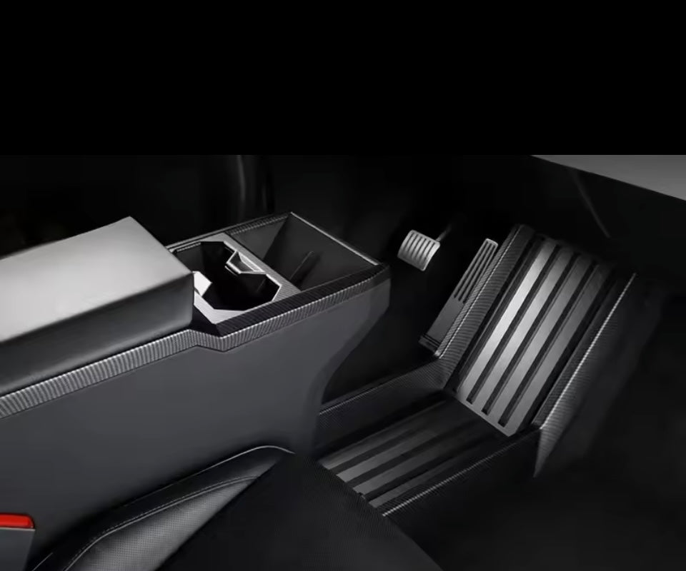 Tesla Cybertruck Center Console Protective Sticker – ABS Decorative Trim