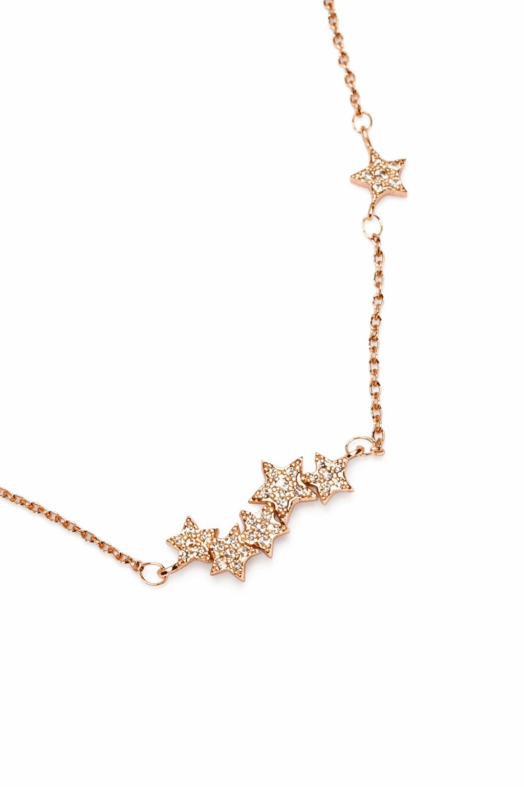 925 sterling silver necklace Delicate Falling Stars Pendant Necklace for Women Trust Media 365   Necklace  TRUST 365 Media