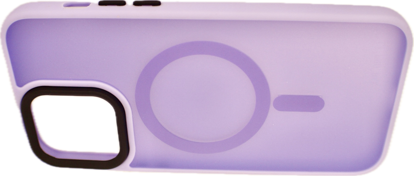 For Magnetic Luxury Matte Shockproof Translucent Armor Case For iPhone 15 14 13 Pro Max Plus Magsafe Hard PC Bumper Cover Light Purple