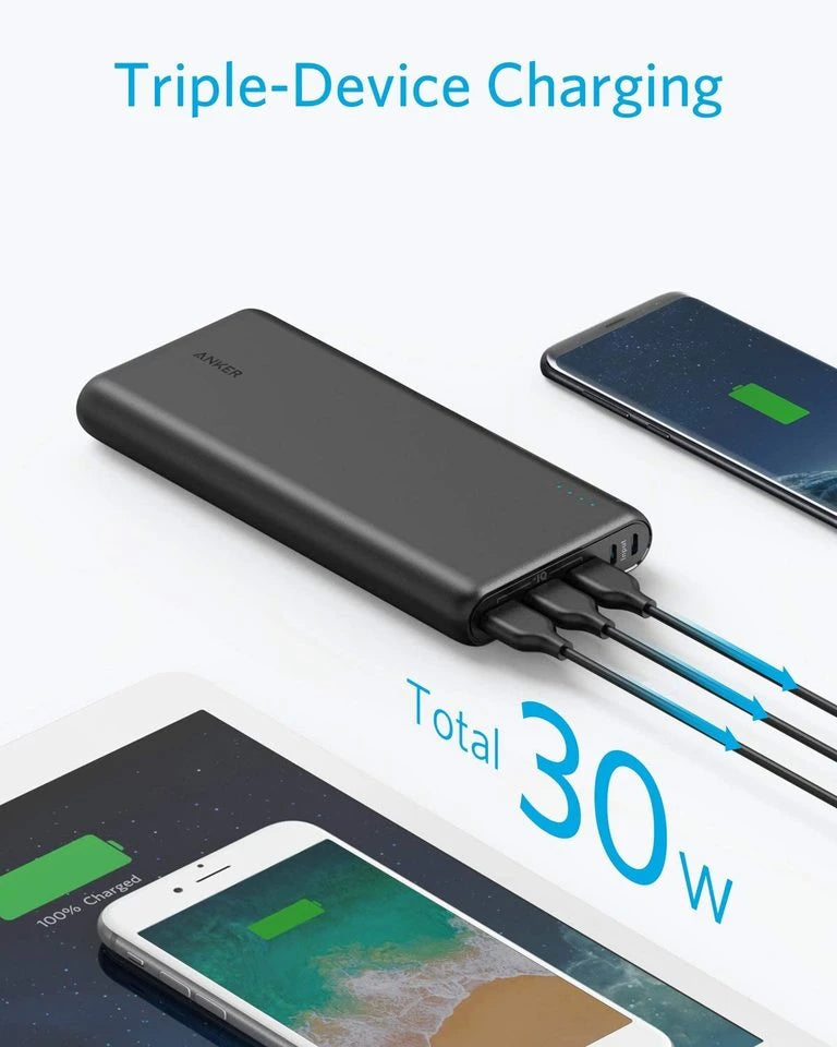 Anker <b>337</b> Power Bank (PowerCore 26K) Anker   charging only