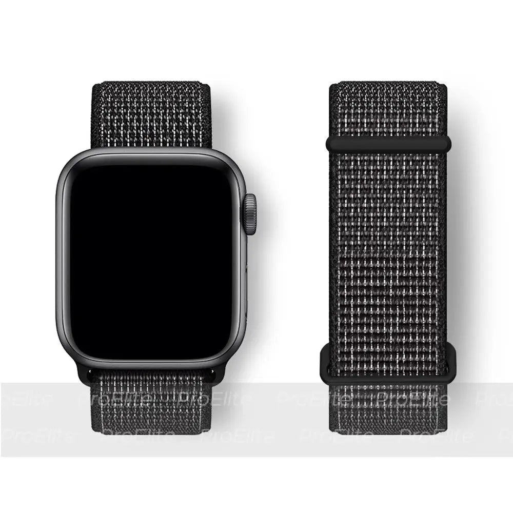 Band For Apple watch Series 2 9 8 7 SE/6/5/4 Ultra 40MM 44MM 49MM Nylon Soft Breathable Strap for watch series 6 5 4 3 38MM 42MM Generic