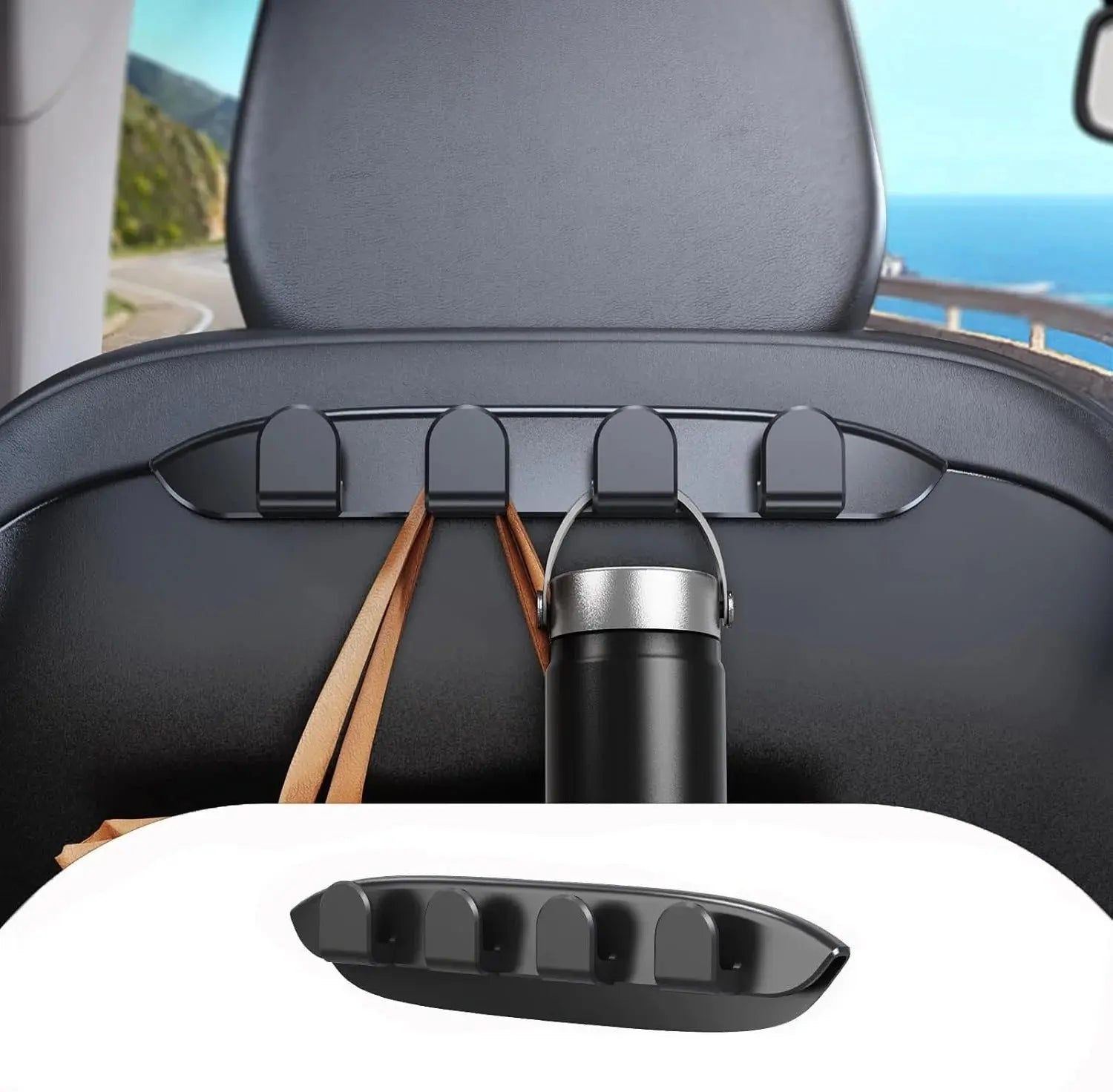 Car Seat Hooks for Tesla Model Y/3 Accessories 2024/2023/2022 Purse Hanger for Car Automotive Seat Back Organizers for Purses Generic
