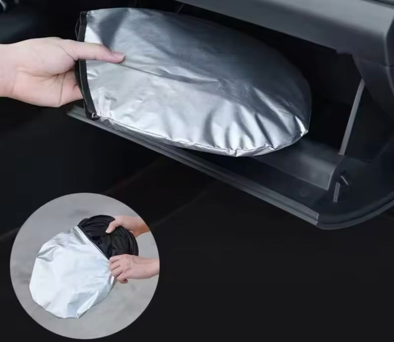 Car Windshield Sun Shade Covers Visors Front Window Sunscreen Protector Parasol Coche For Tesla Model 3 Y Sunshade Accessories