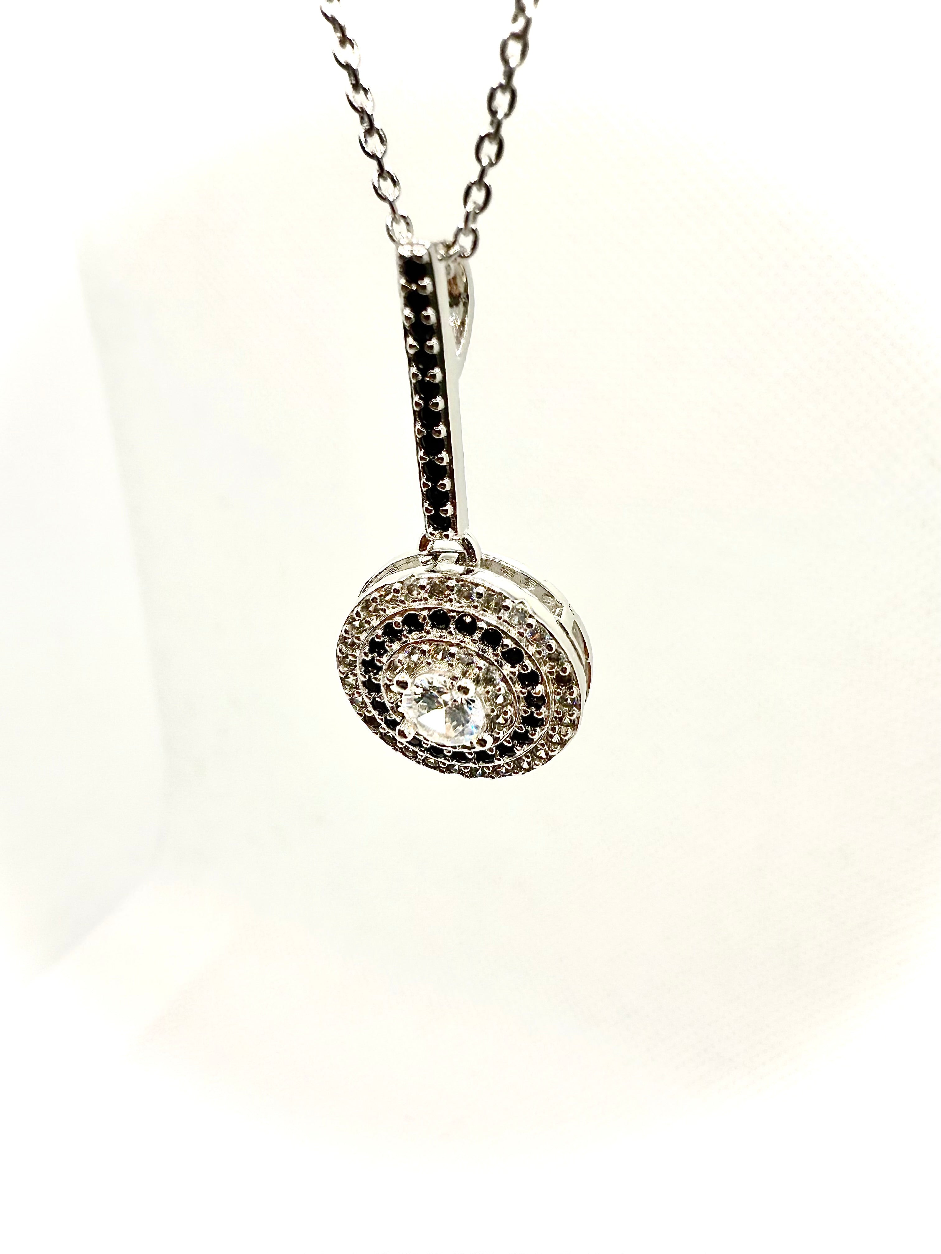 Round Shape black 100% slide necklace women jewelry