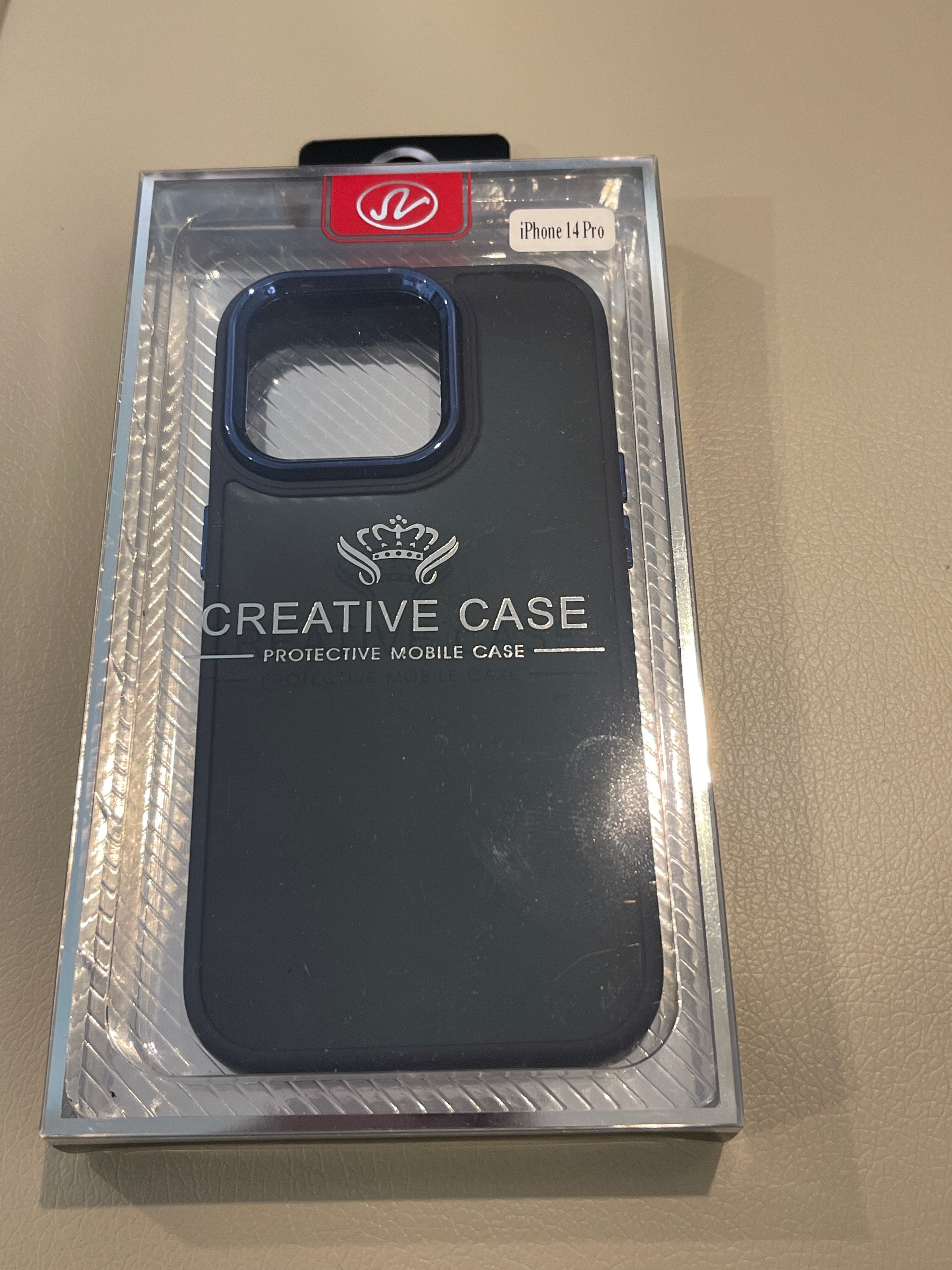 For iPhone 14 6.1" Pro Matt Bumper TPC Case - Blue