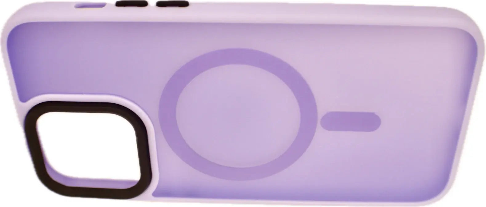 For Magnetic Luxury Matte Shockproof Translucent Armor Case For iPhone 15 14 13 Pro Max Plus PC Bumper Cover Light Purple Generic
