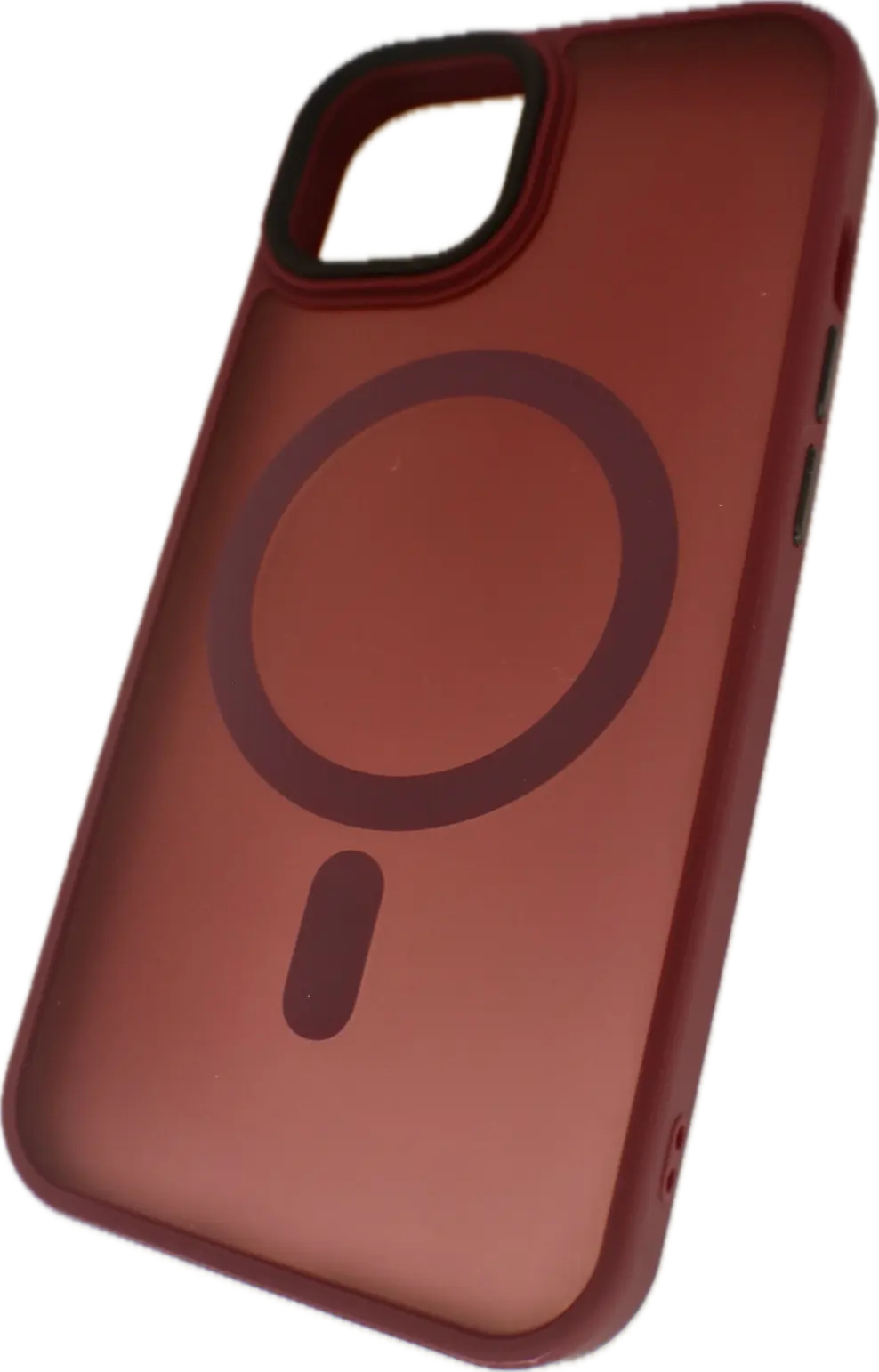 For Magnetic Luxury Red Matte Protection Case Generic