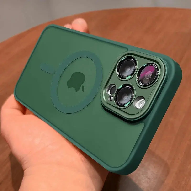 For Matte Armor Magnetic Wireless Shockproof Lens Protection Cover Matte Green Generic