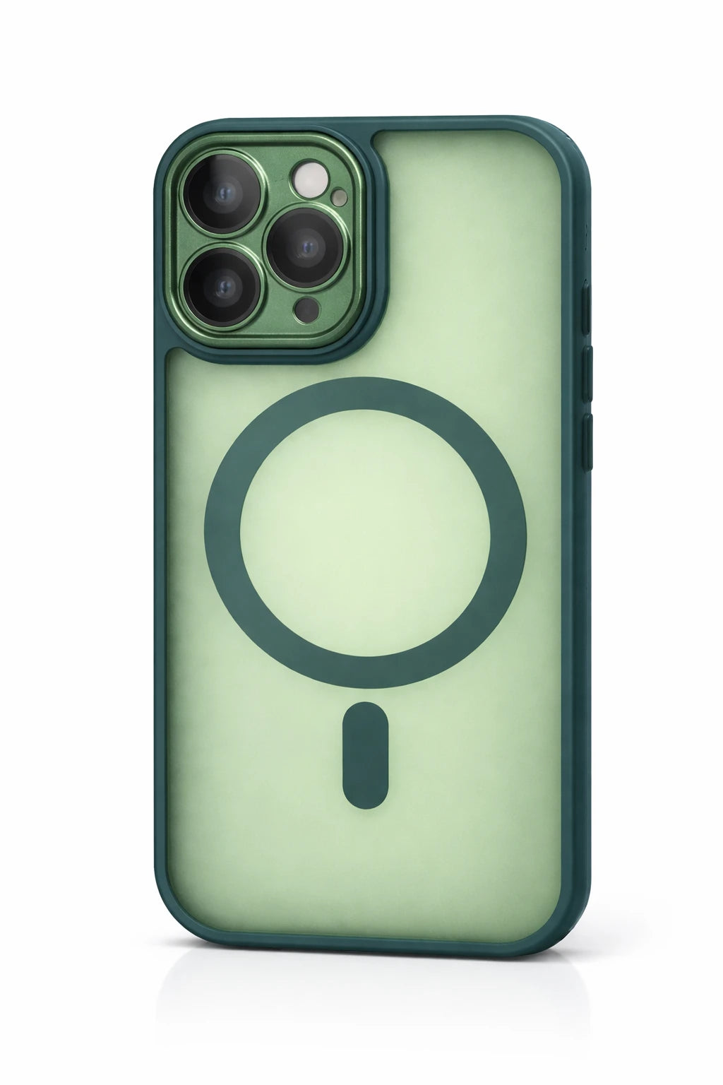 For Matte Armor Magnetic Wireless Shockproof Lens Protection Cover Matte Green Trust Media 365   iphone case  TRUST 365 Media