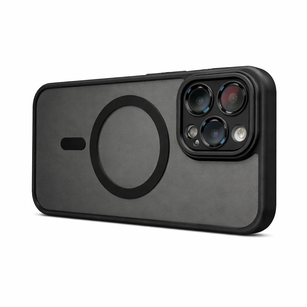 Matte Magnetic Wireless Charging Case for iPhone