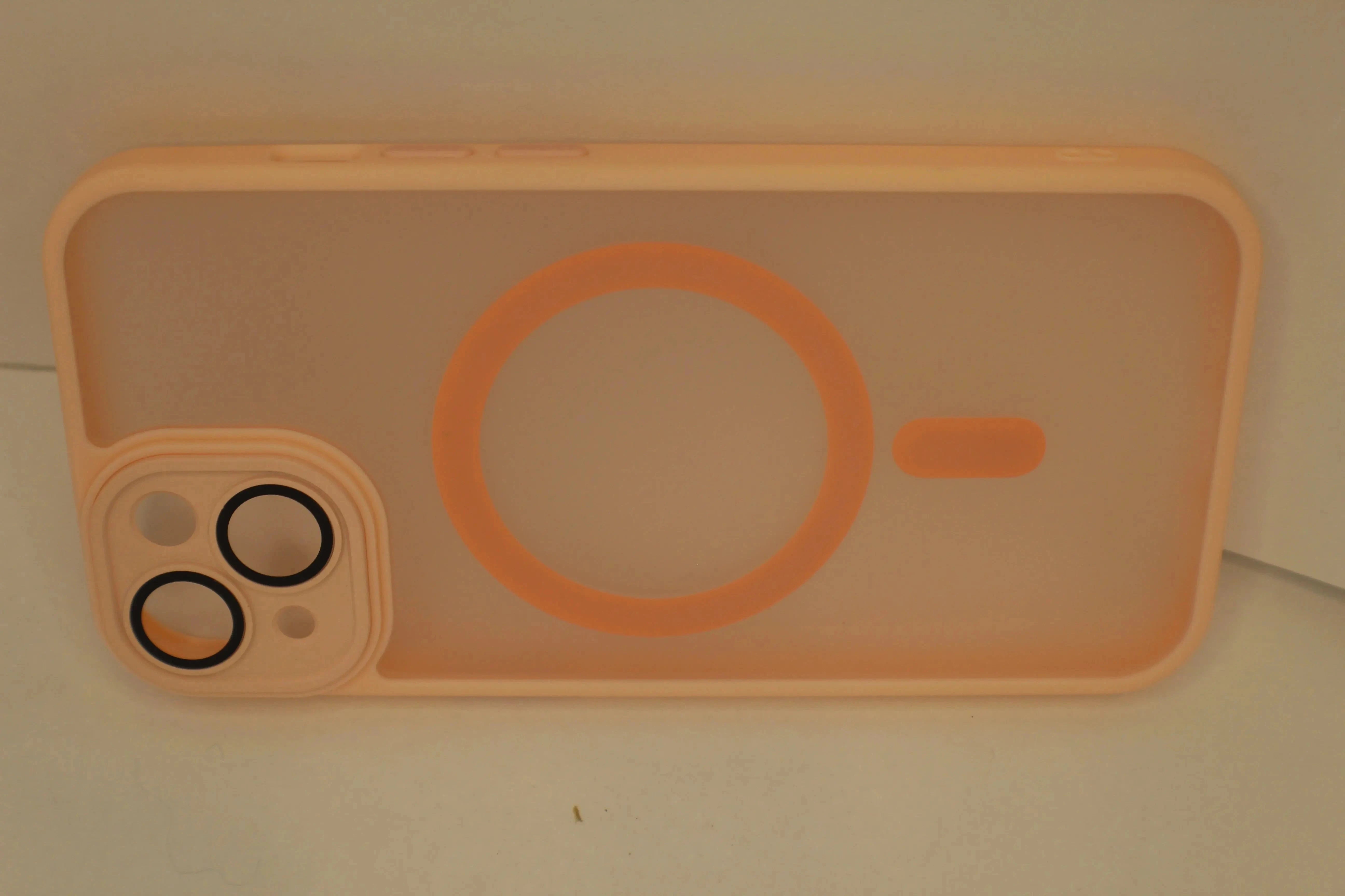 Matte Magnetic Wireless Charging Case for iPhone