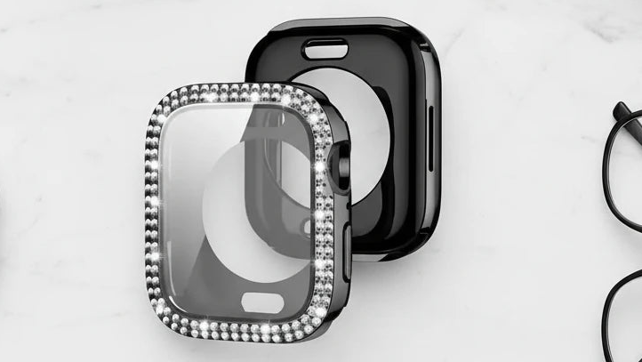 Bling Glass Screen Cover for Apple Watch