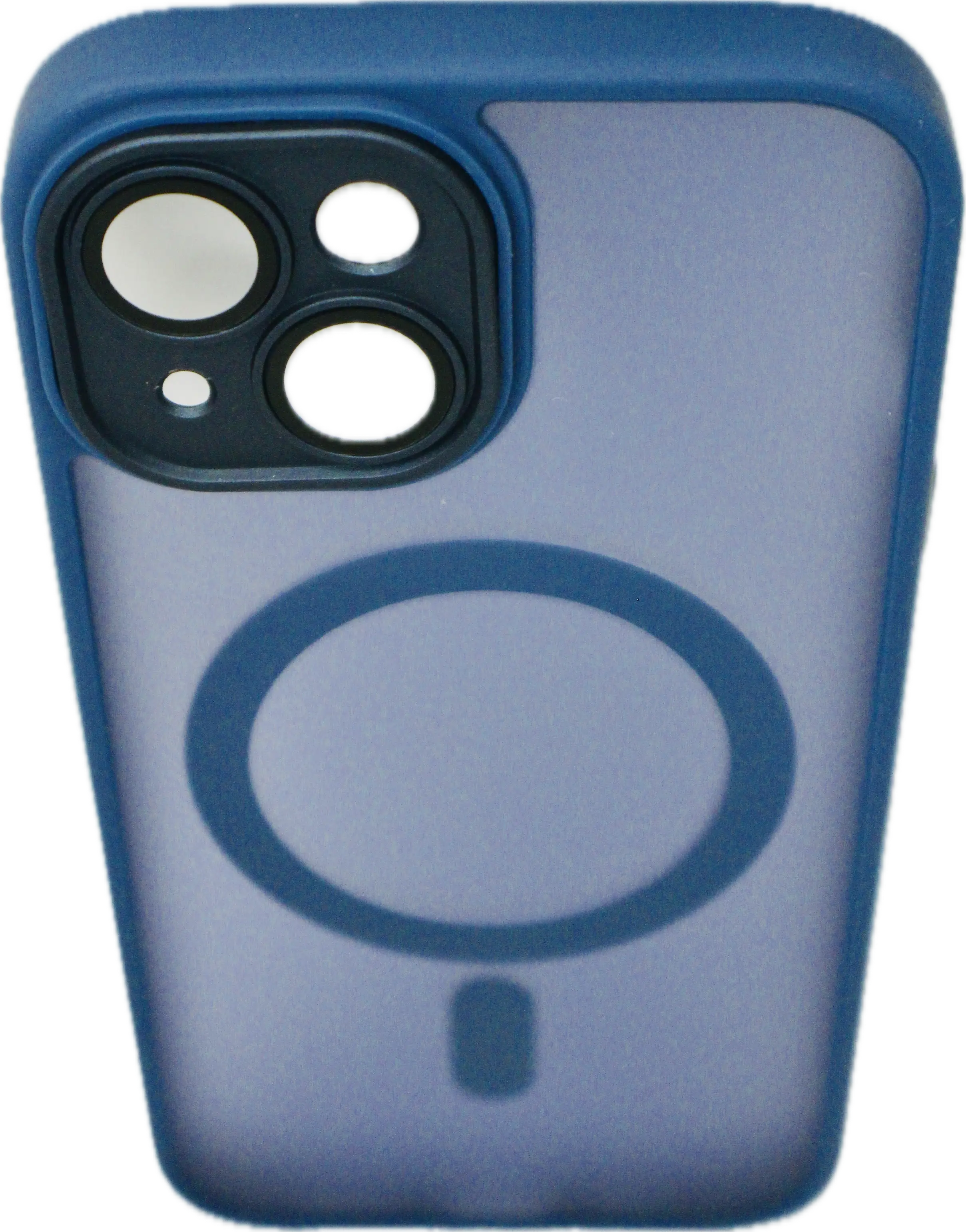 For Wireless Charging Case For iPhone Shockproof Lens Protection Cover Navy Blue Generic
