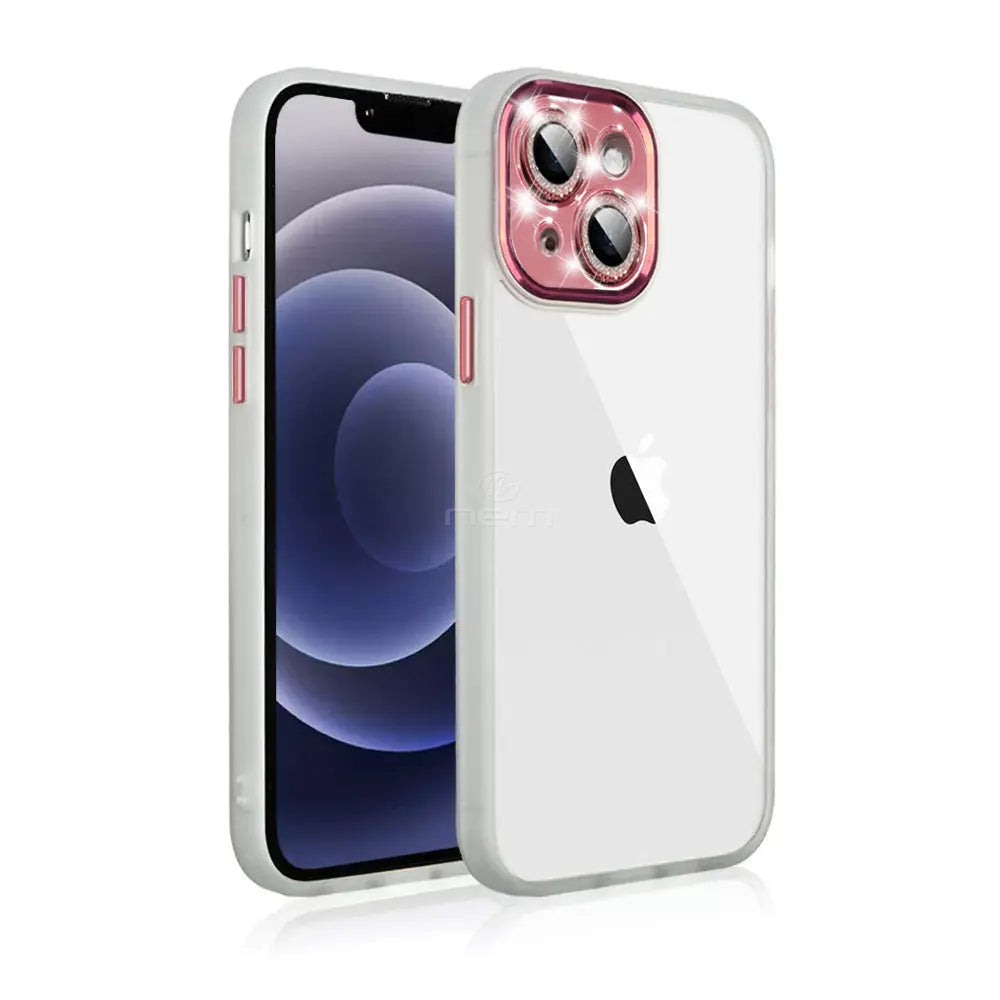 For iPhone 14 6.1" Chrome Bumper Cases Generic
