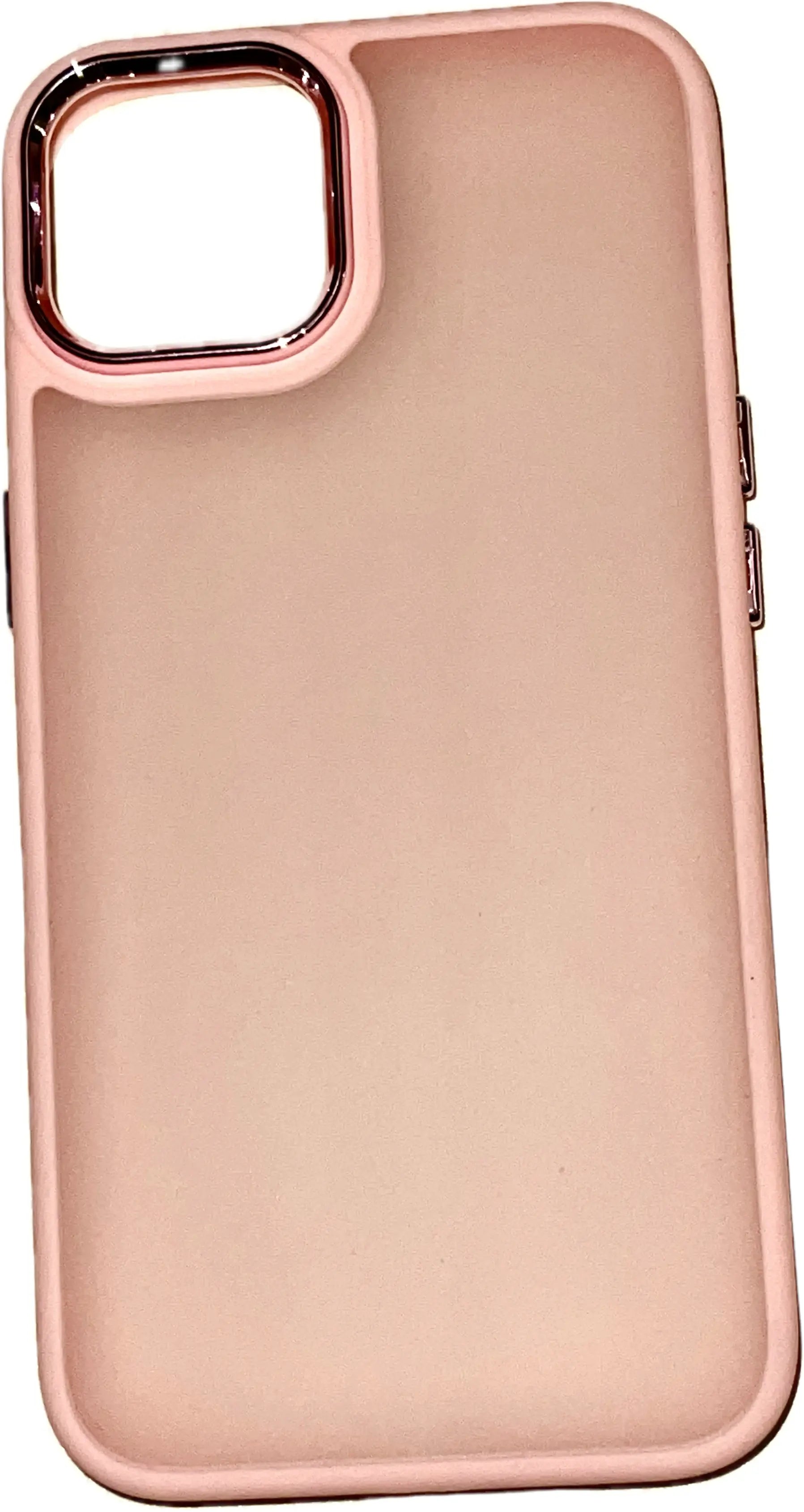 For iPhone 14 6.1" Matt Bumper Cases - Pink Generic