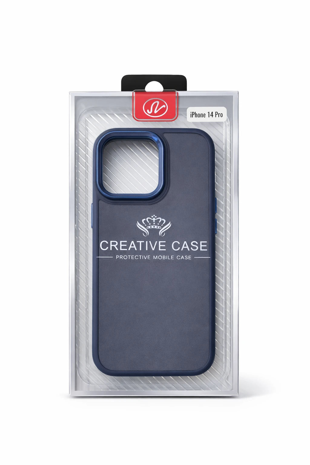 For iPhone 14 Pro case Matt Bumper TPC Case - Blue Trust Media 365   iphone-case  TRUST 365 Media