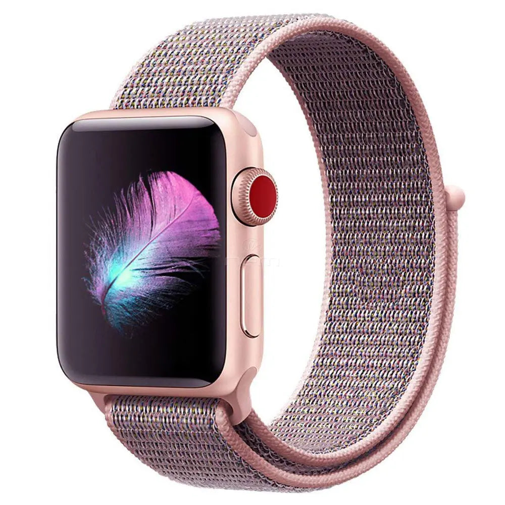 For iWatch Nylon Band For 42mm 44mm 45mm Generic