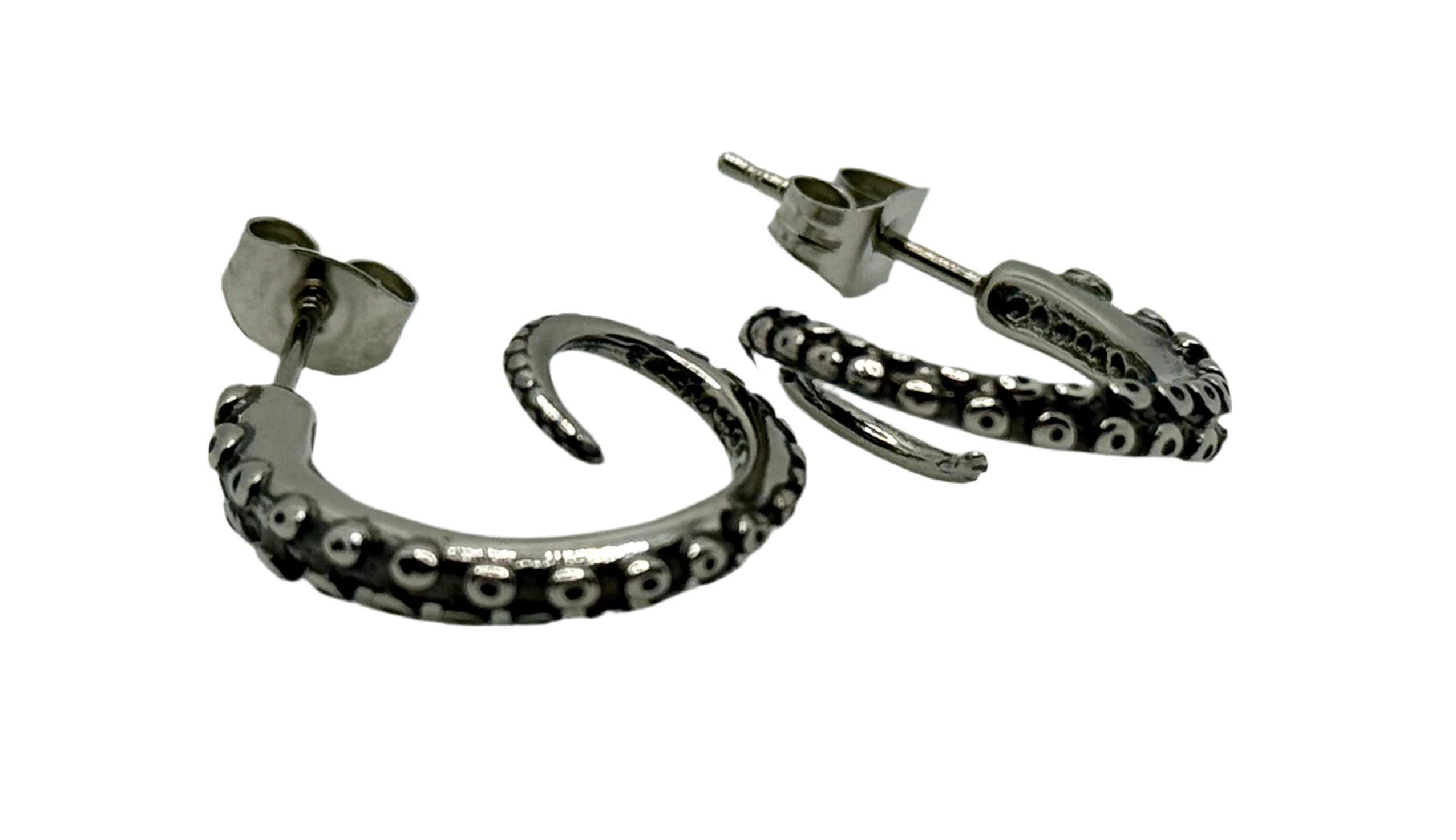 Gothic Octopus Tentacles Earrings – Boho Punk Cuttlefish Design Generic