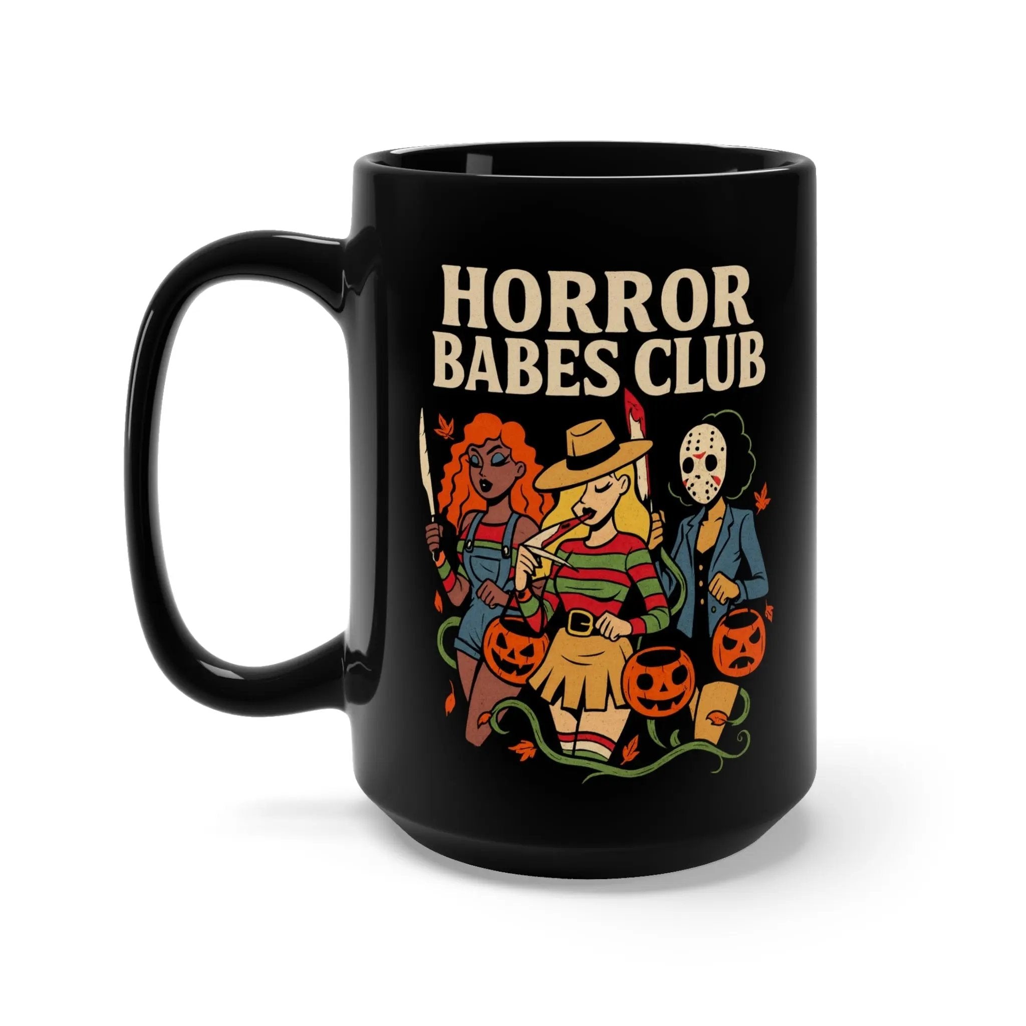 Horror Babes Club Halloween Mug UntamedEgo LLC.   Mugs