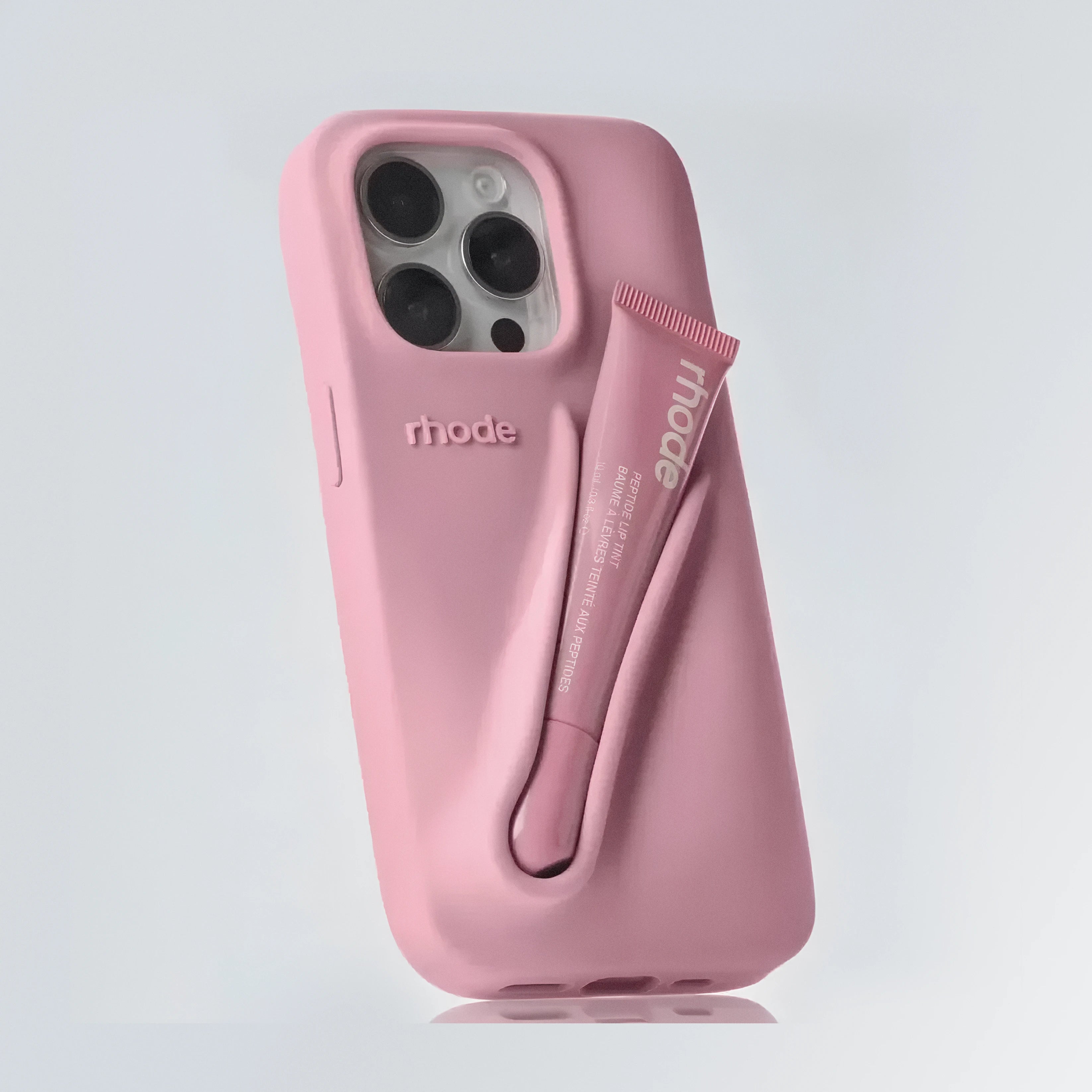 Lip case Minimalist Solid Color Rhode Soft Silicone Phone Case New TOTOCY