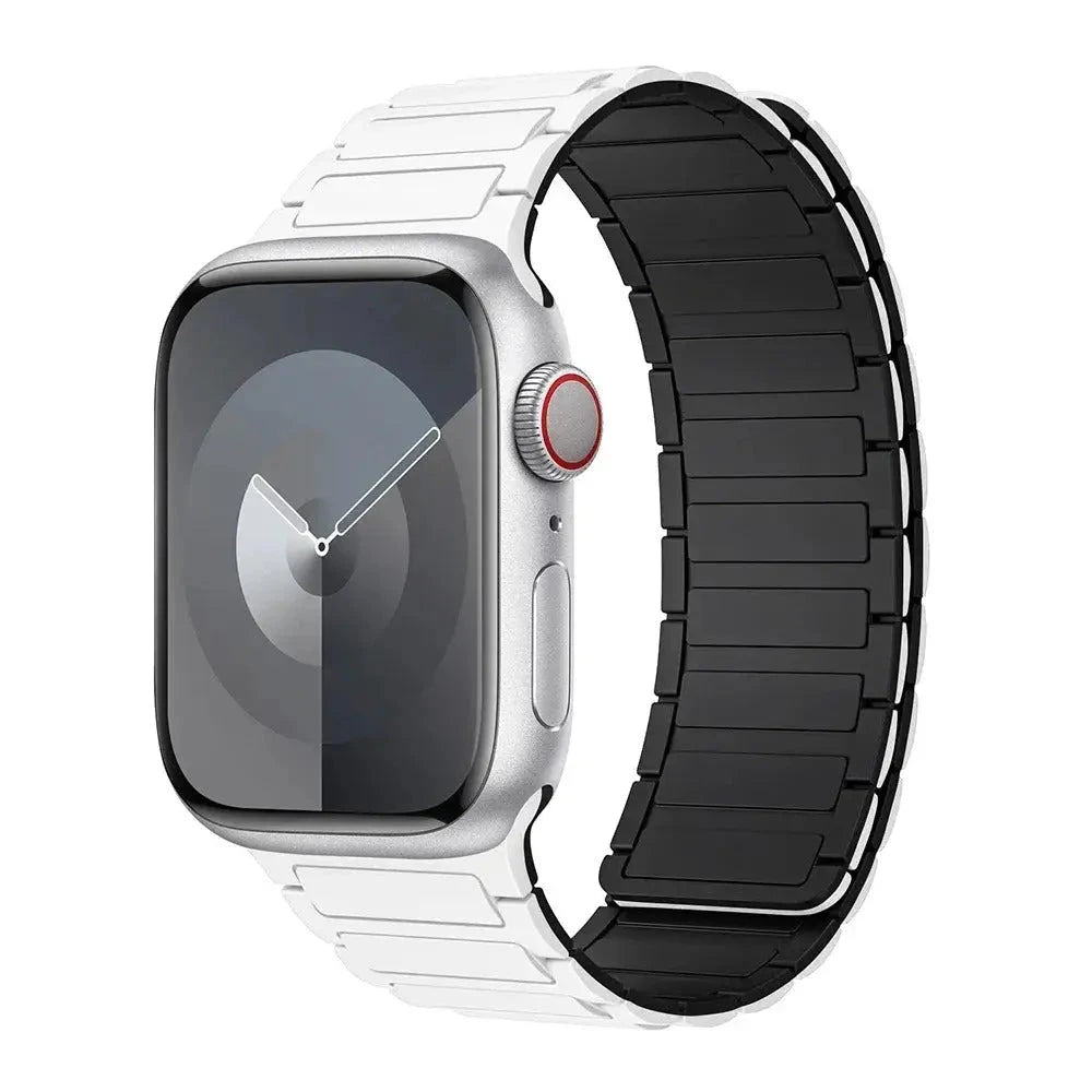 Magnetic Loop for Apple Watch Bands 44mm 40mm 49mm 45mm 41mm 38mm Silicone Bracelet iWatch Series 9 8 7 6 5 4 3 Se ultra 2 strap Trust Media 365   watch-band  TRUST 365 Media