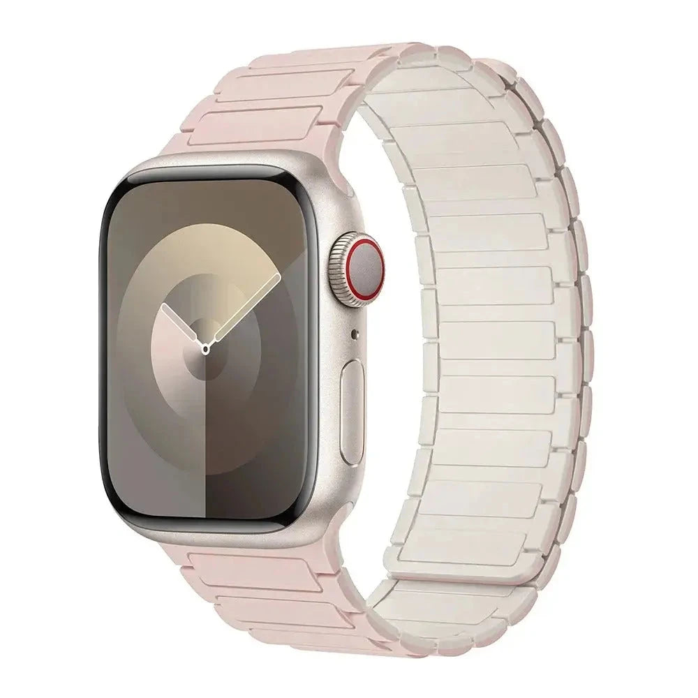Magnetic Loop for Apple Watch Bands 44mm 40mm 49mm 45mm 41mm 38mm Silicone Bracelet iWatch Series 9 8 7 6 5 4 3 Se ultra 2 strap Trust Media 365   watch-band  TRUST 365 Media