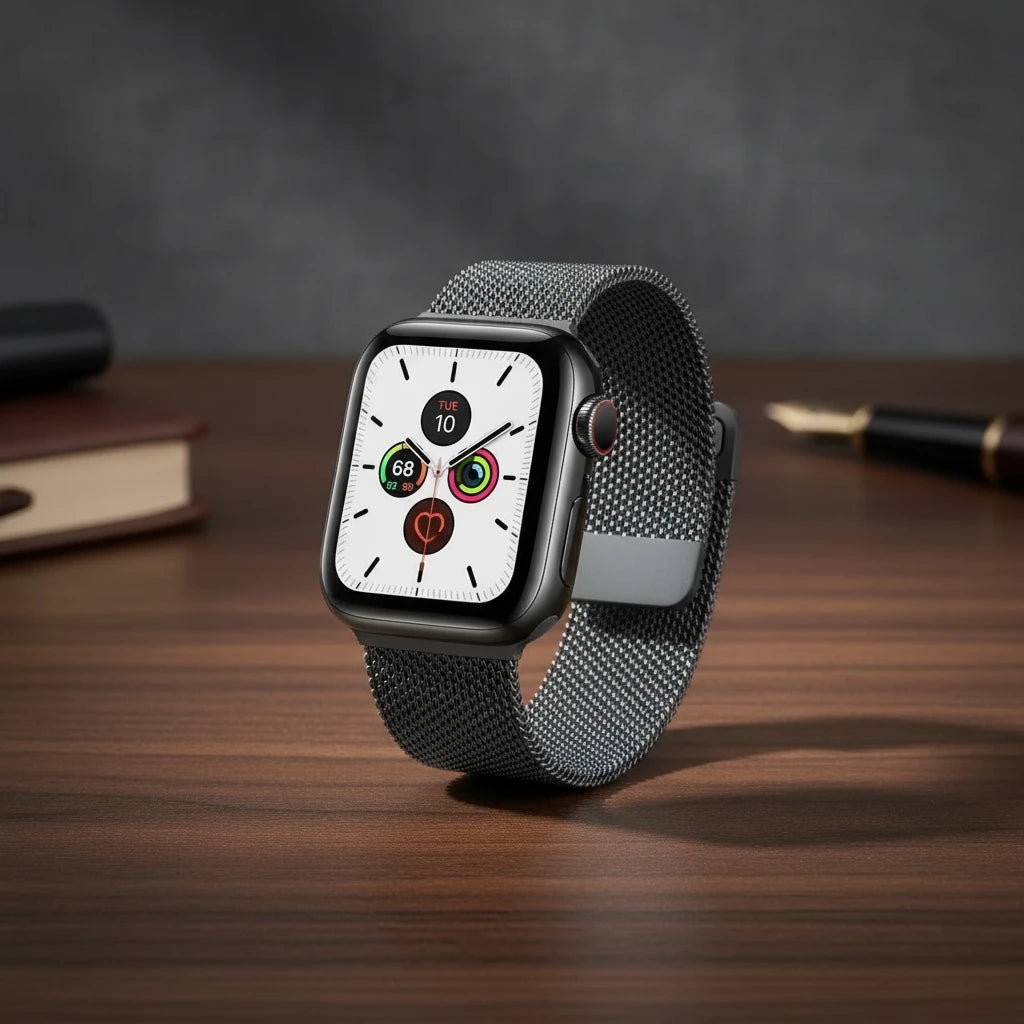 Magnetic Strap for Apple Watch For Magnetic Double Section Strap for Apple Watches For 38mm-40mm-41mm Trust Media 365   iwatch bands  TRUST 365 Media