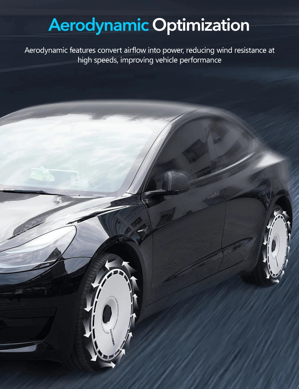 Model Y Wheel Covers TESERY Aero Wheel Covers TESERY Aero DISC Wheel Covers for Model Y / Model 3 Highland Tesery Official Store   tesla-accessories  TRUST 365 Media