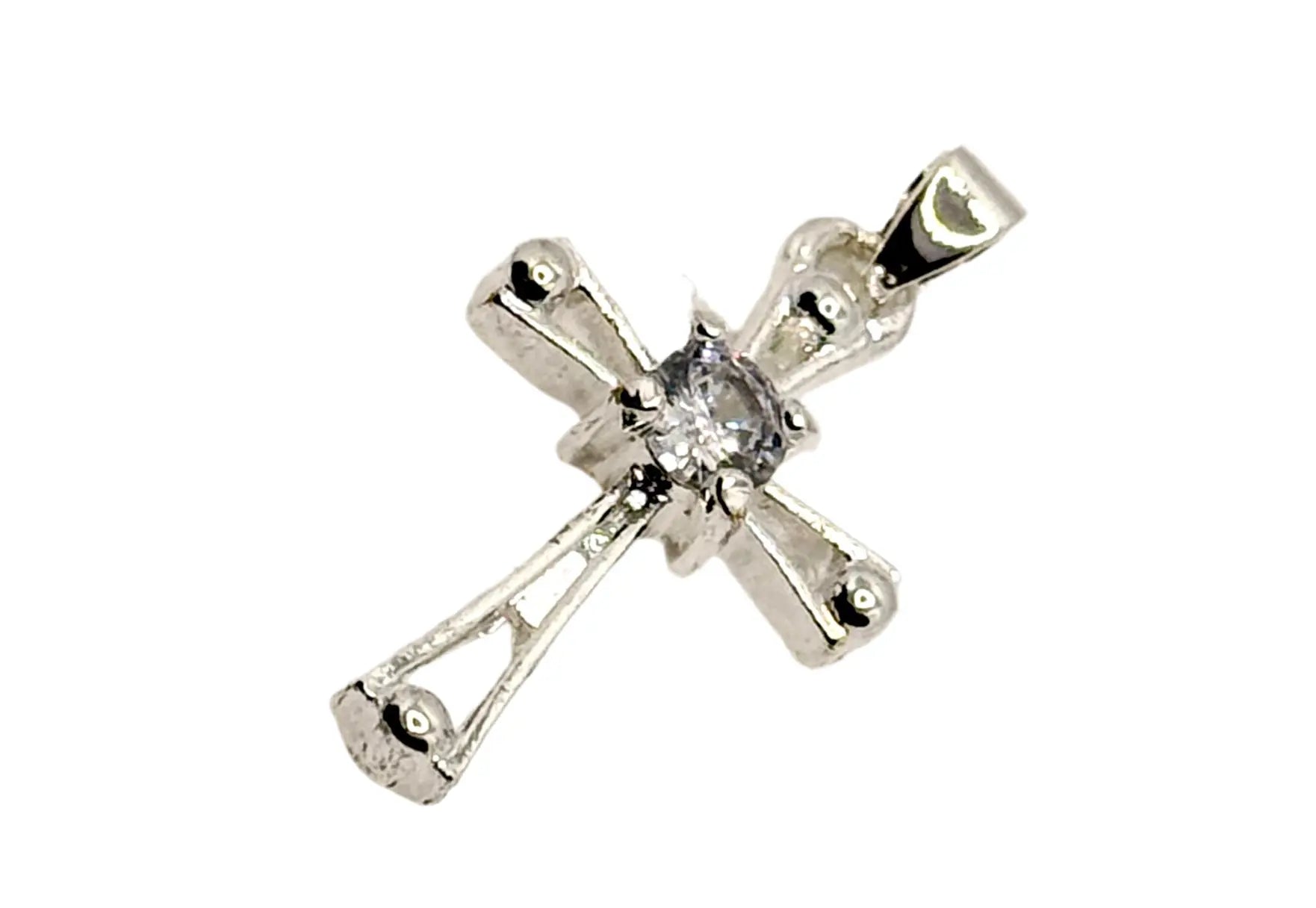 New Trendy 925 Sterling Silver Necklaces For Women Simple Personality Cross Pendant Jewelry Lady Anniversary Accessories Generic