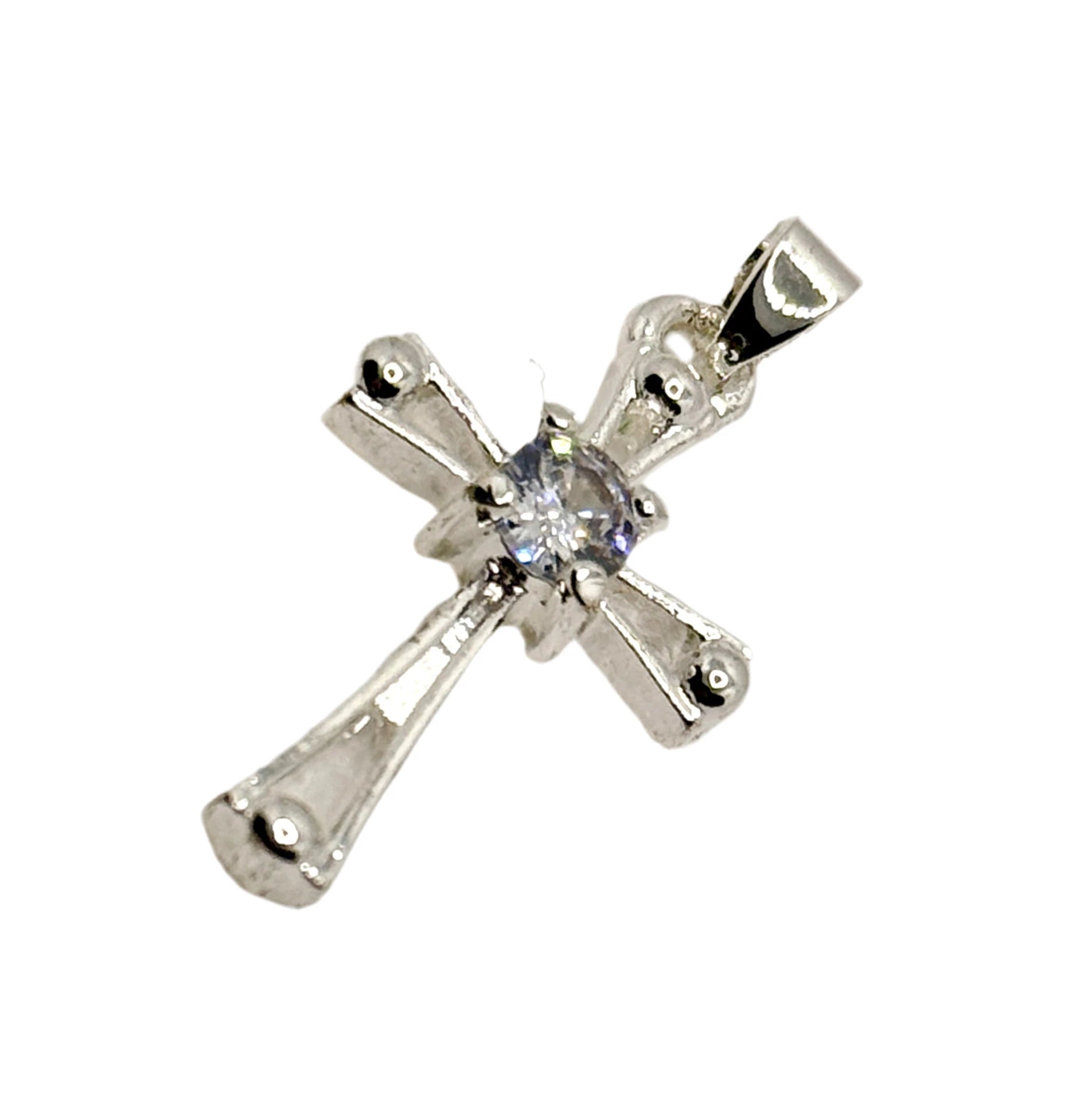 New Trendy 925 Sterling Silver Necklaces For Women Simple Personality Cross Pendant Jewelry Lady Anniversary Accessories Trust Media 365  Silver Necklace 14.99