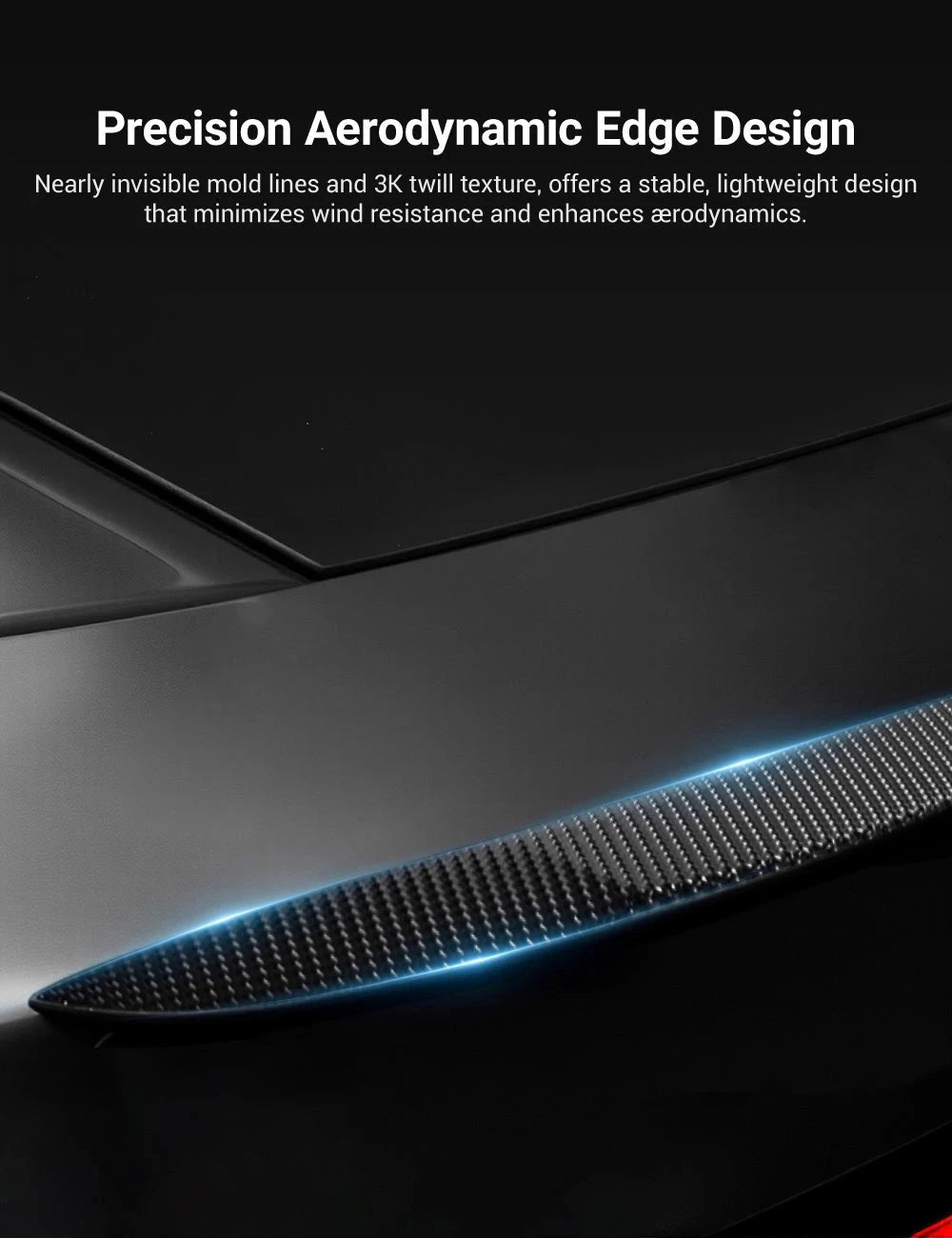 Performance Style Dry Carbon Fiber Spoiler for Tesla Model Y Juniper 2025+ Tesery Official Store   Carbon Fiber Spoiler  TRUST 365 Media