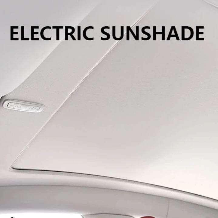 Aftermarket For Tesla Electric Sunshade for Model Y 2024 2023 2022 Integrated Car Sunroof Shade Retractable Sun Visor Interior Modificati Parts