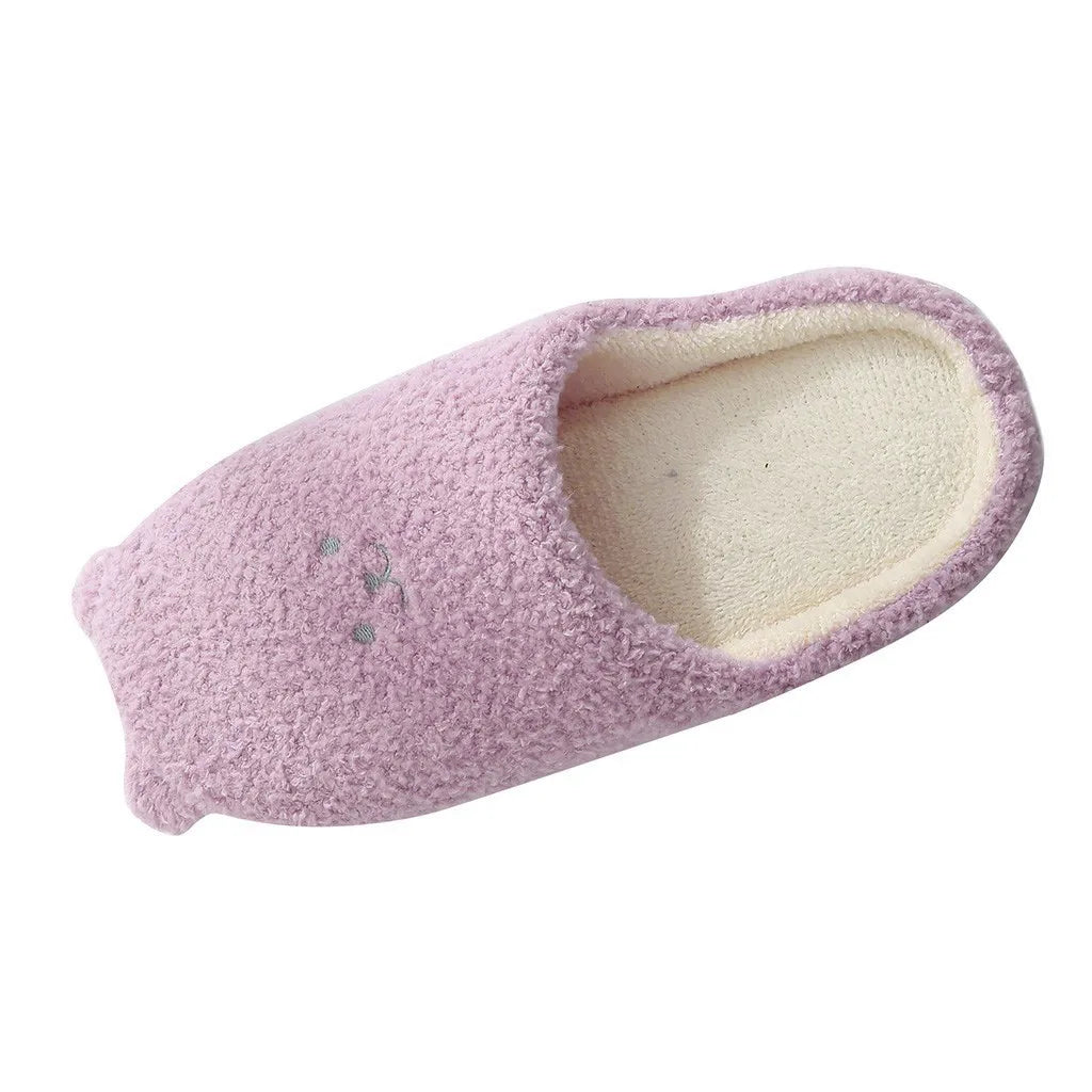 Cute Bear Women Furry Slippers Winter Autumn Spring Indoor Casual Snow Slippers Leisure Women House Comfortable Slippers