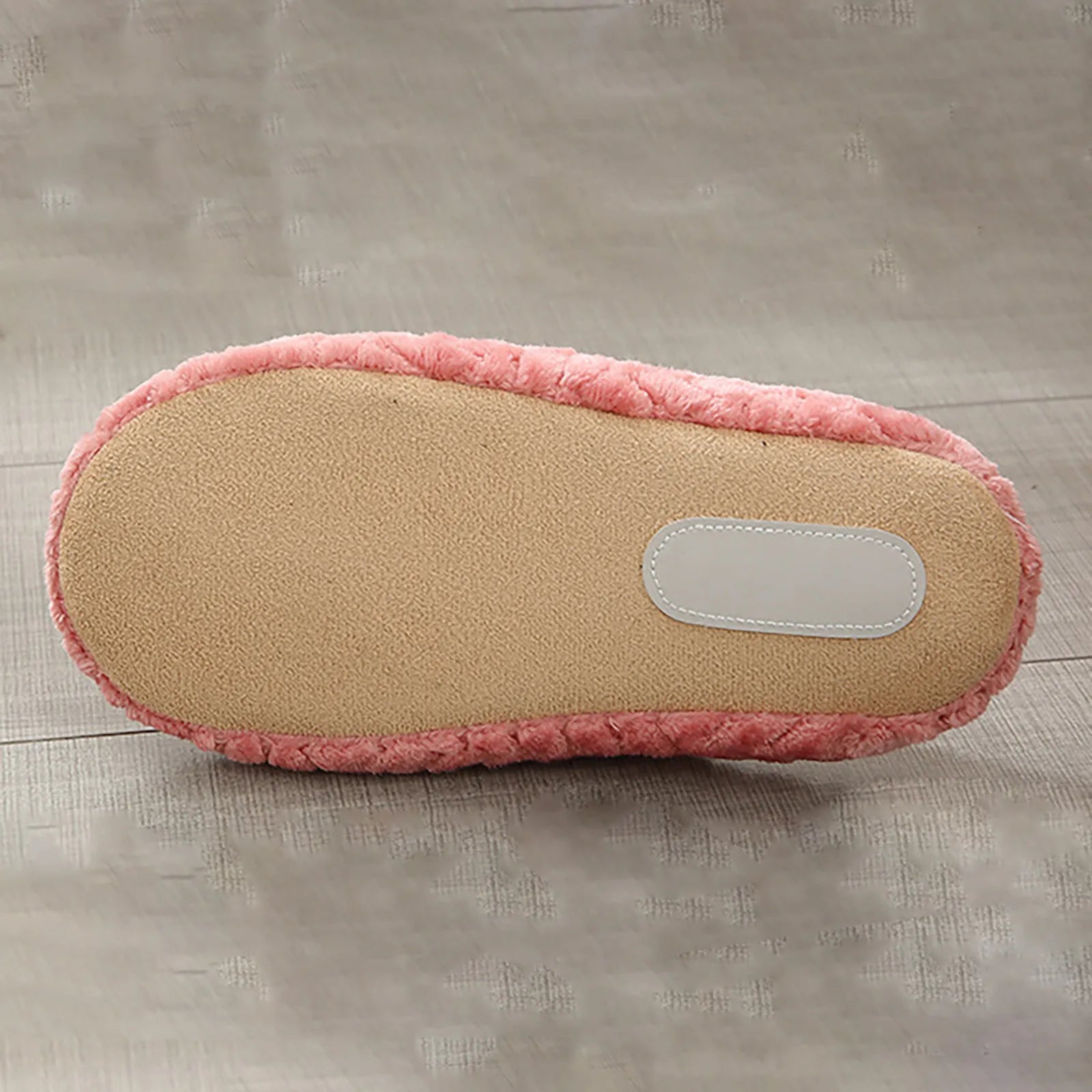 Women Winter Home Fur Slippers Cartoon Cat Non-Slip Soft Warm House Indoor Bedroom Men Couples Memory Foam Floor Shoes