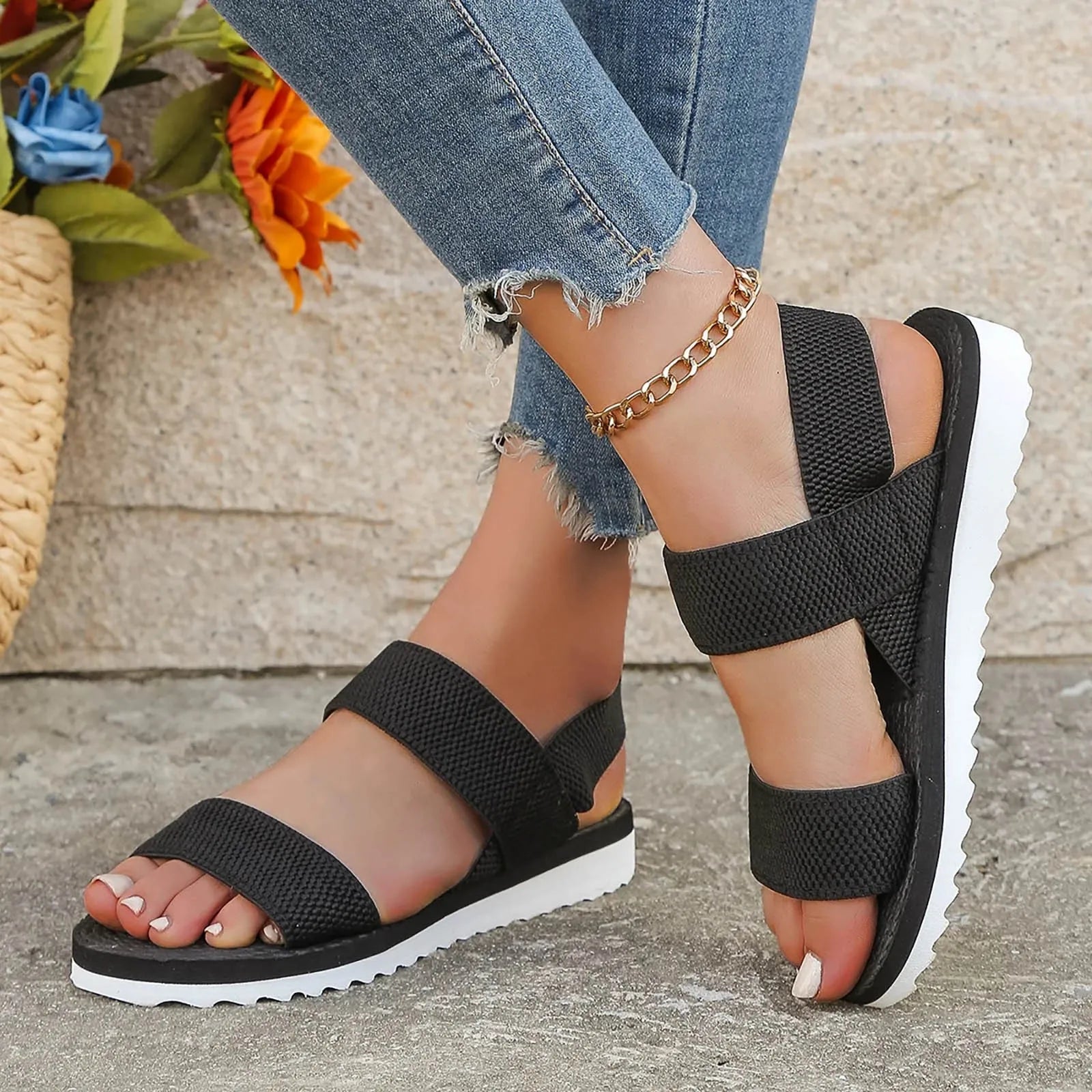 Shoes Woman 2024 Trend Hot Sandals Women Teen Slippers For Girls Beach Sandals Girls Sandals Women Sandals