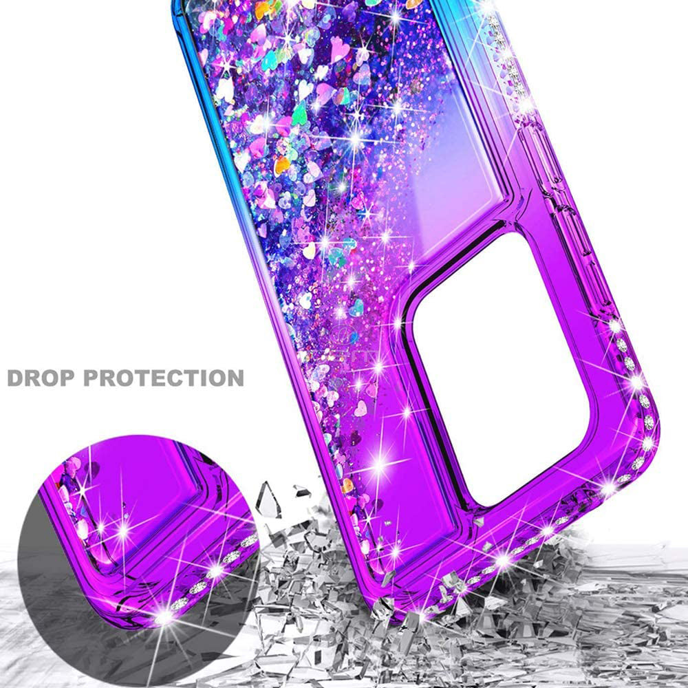 For Samsung S11 Plus S20 Ultra 6.9 Liquid Glitter