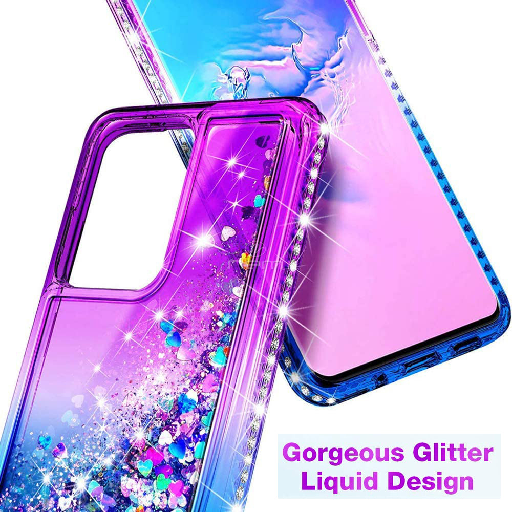 For Samsung S11 Plus S20 Ultra 6.9 Liquid Glitter