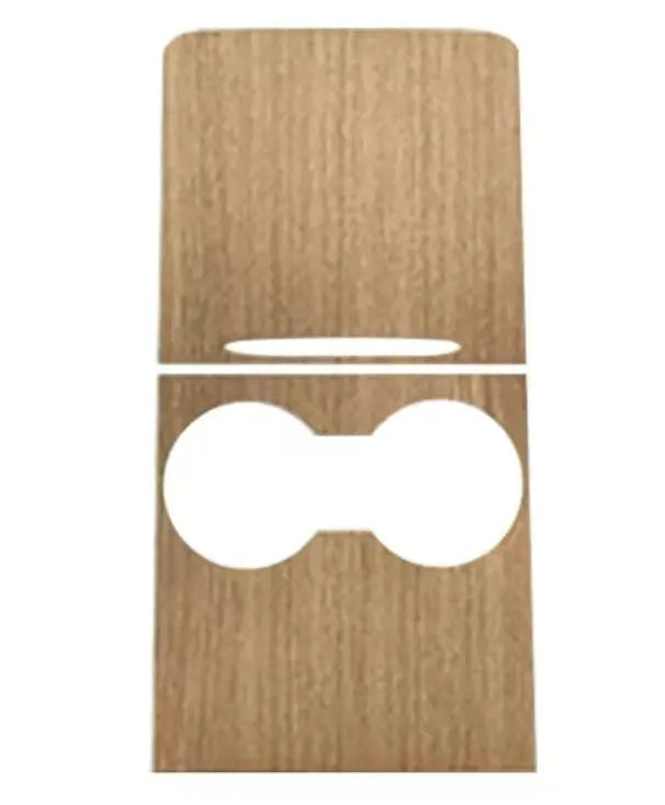 Tesla Center Console Sticker – Premium Wood Grain Carbon Cover Generic