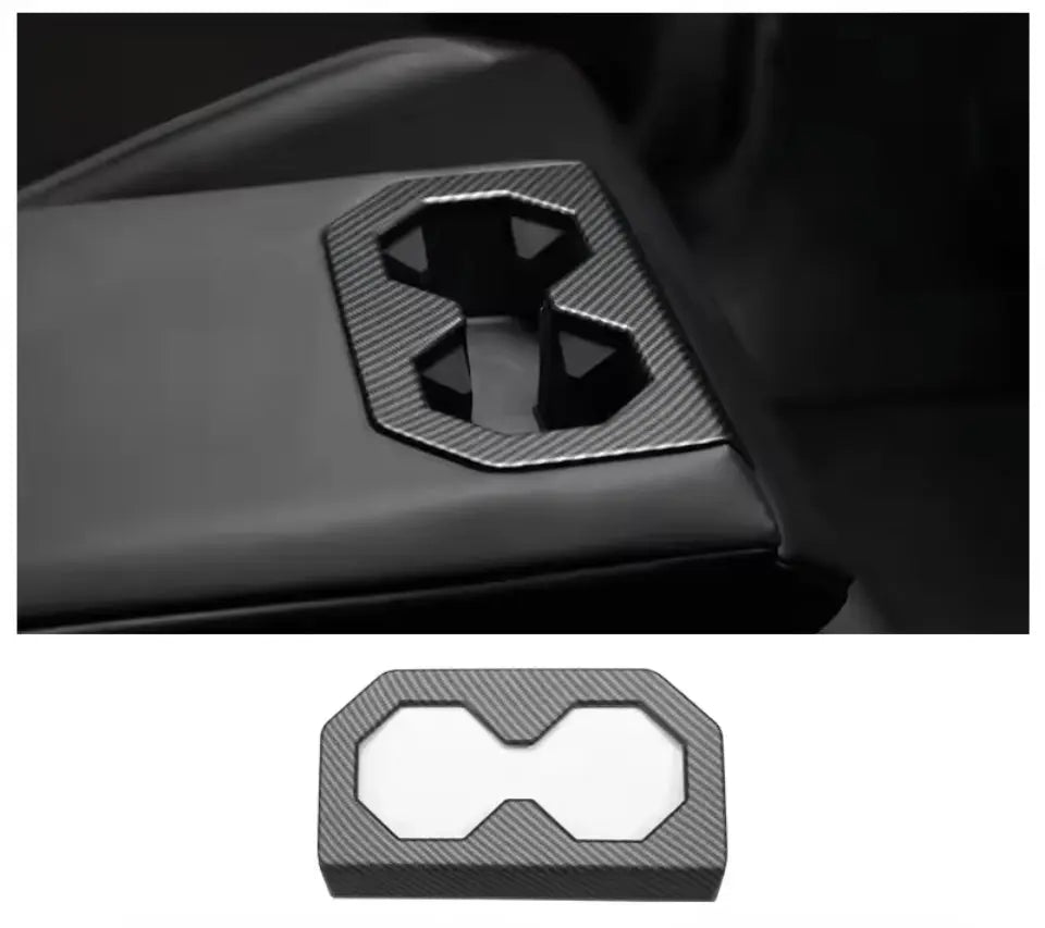 Tesla Cybertruck Center Console Protective Sticker – ABS Decorative Trim Generic