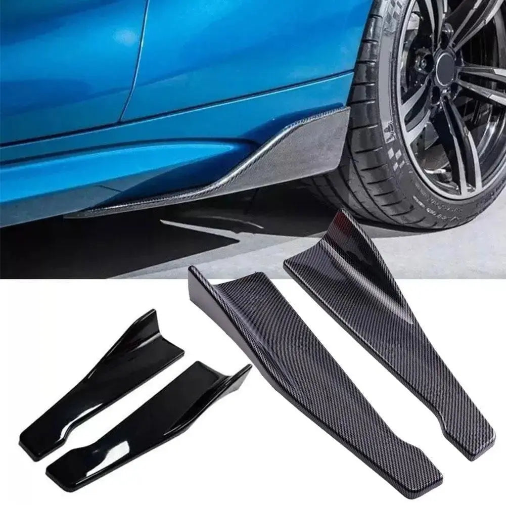 Universal Car Front Rear Bumper Strip Lip Spoiler Diffuser Splitter Scratch Protector 48CM Length For Audi BMW HONDA Generic