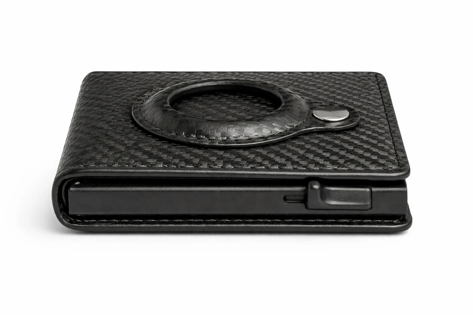 Wallet For Men Tracking GPS Carbon Black with Airtag Holder Trust Media 365   wallet  TRUST 365 Media