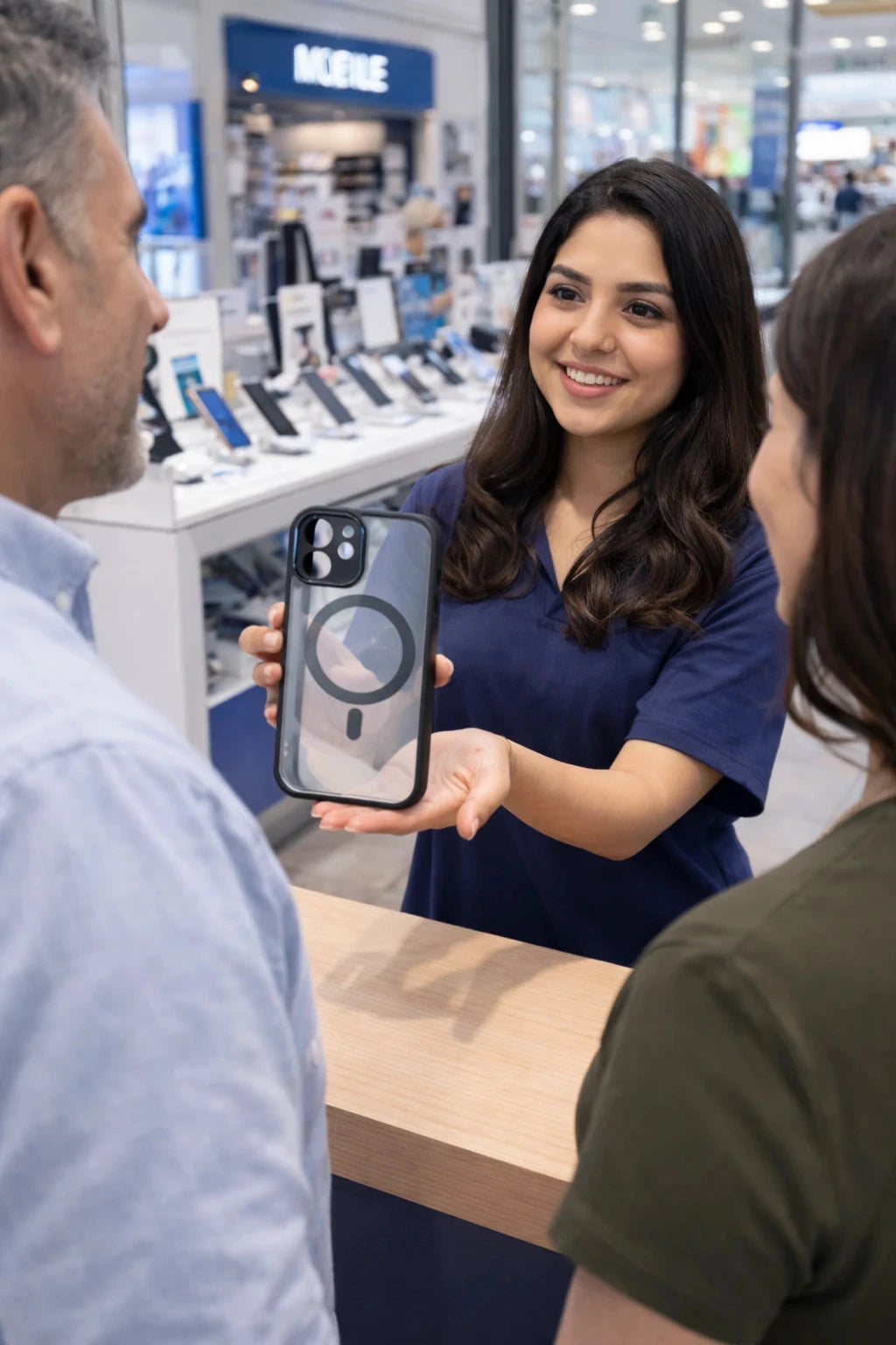 Wireless Charge Phone Case Generic Luxury Clear Magnetic Wireless Charge Phone Case for 11 12 13 14 15 Pro MAX Plus Shockproof Soft Bumper Cover, Black Trust Media 365   mobile phone case  TRUST 365 Media